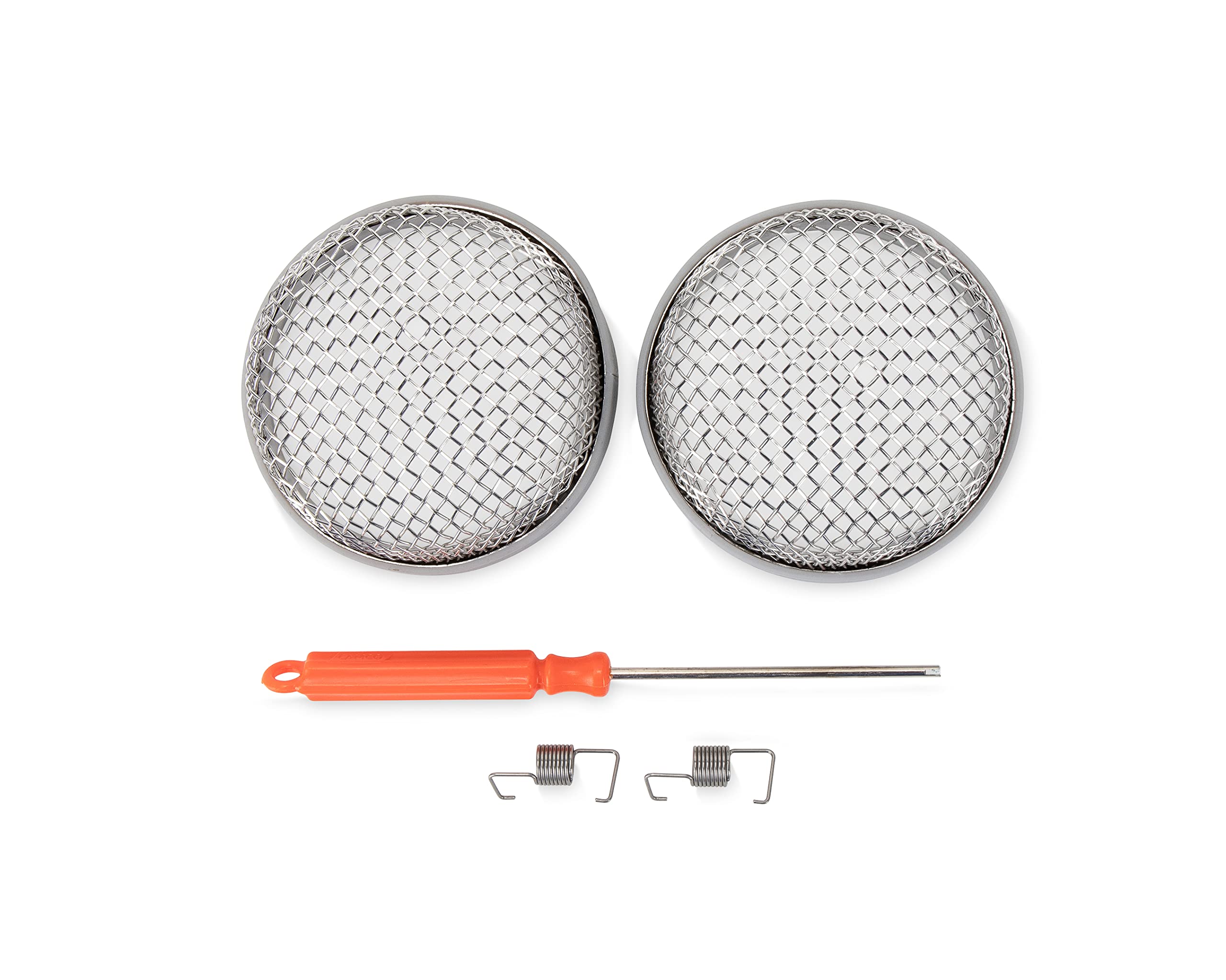 Camco Flying Insect Screen | Features A Heavy-Duty Stainless Steel Mesh Cover And Fits Most Duo-Therm And Suburban Furnace Vents (42141)