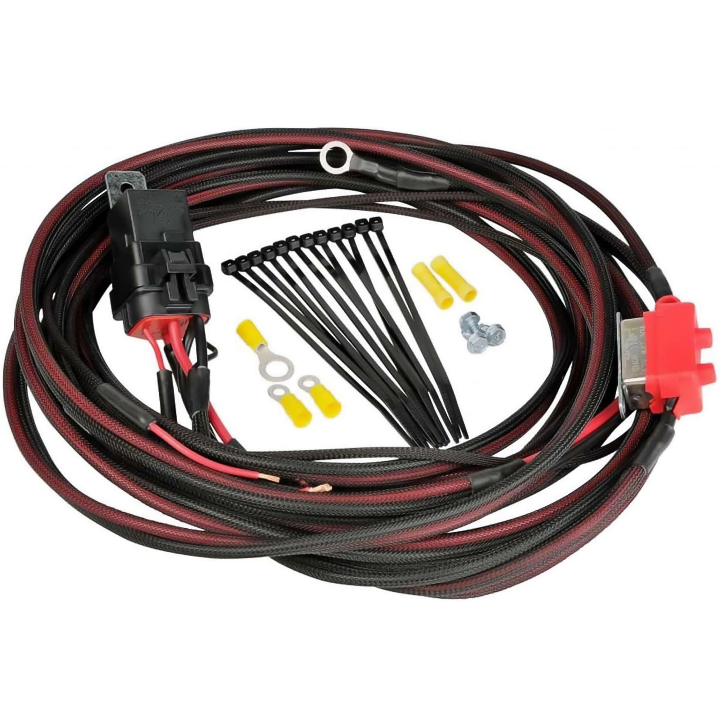 Aeromotive 16307 Fuel Pump Wiring Harness Relay Kit, 30 Amp, 20' Long Wire