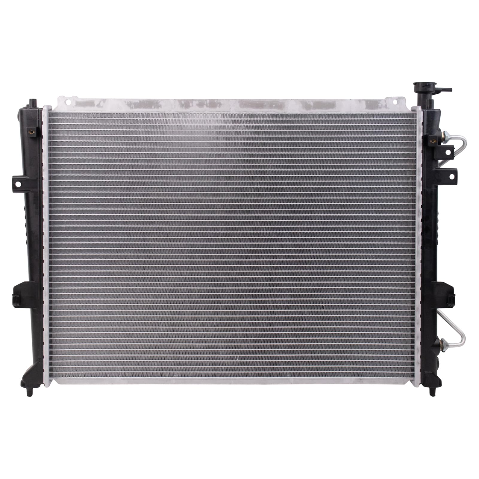 Trq Radiator Assembly Aluminum Core Compatible With 07-10 Kia Rondo Cu2961