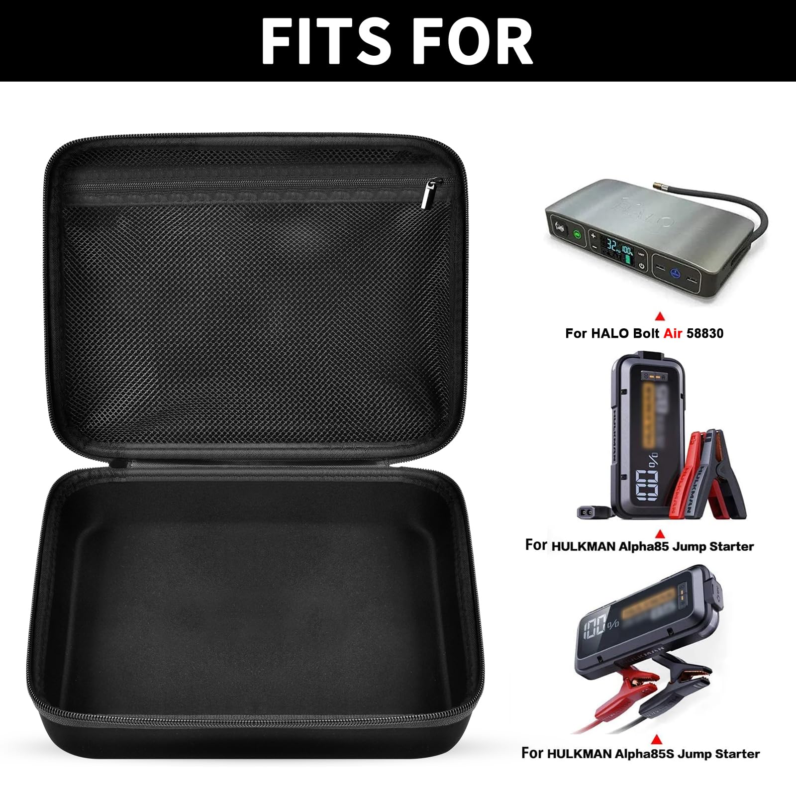 Gwcase Case Compatible With Halo Bolt Air 58830/57720/ Air+ 55500/ For Acdc Max Emergency Power Kit Car Jump Starter With Tire P