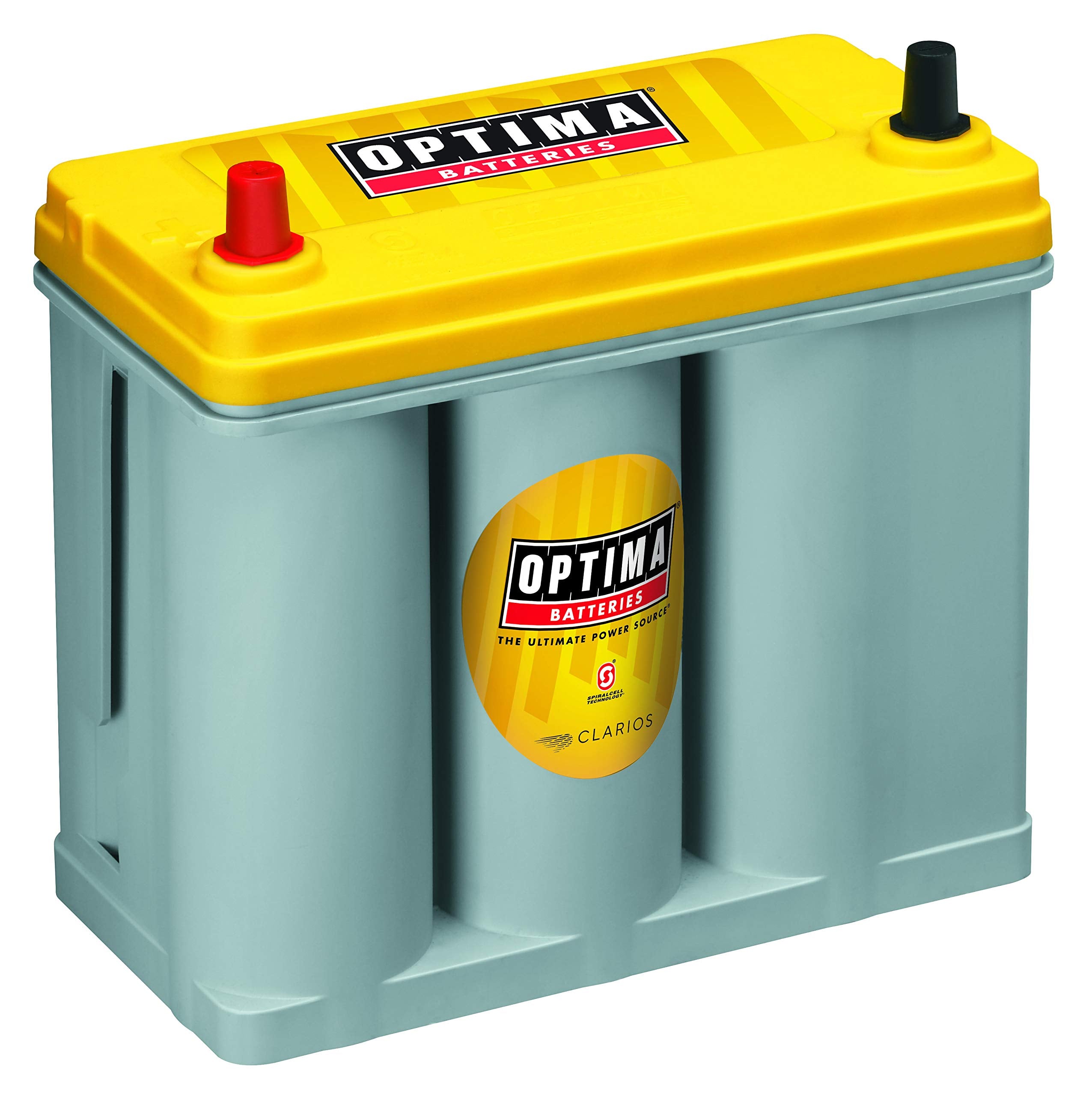 OPTIMA Batteries High Performance DS46B24R YellowTop Dual Purpose Sealed AGM Car, Truck and SUV Battery, 450 CCA, Maintenance Fr