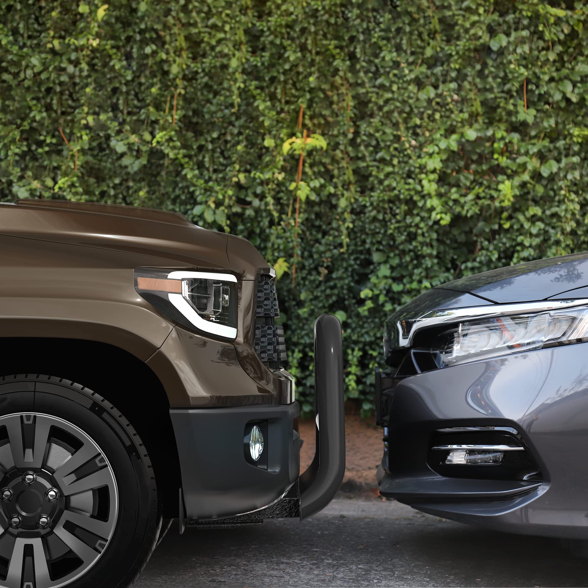 Autosaver88 Bull Bar Compatible For 2004-2023 Ford F150 F-150 Black Hd Heavy Duty 3'' Tube Brush Push Front Bumper Grill Grille