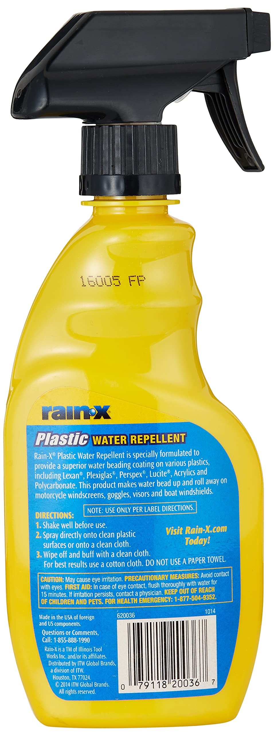 Rain-X 620036 Plastic Treatment - 12 Fl. Oz.