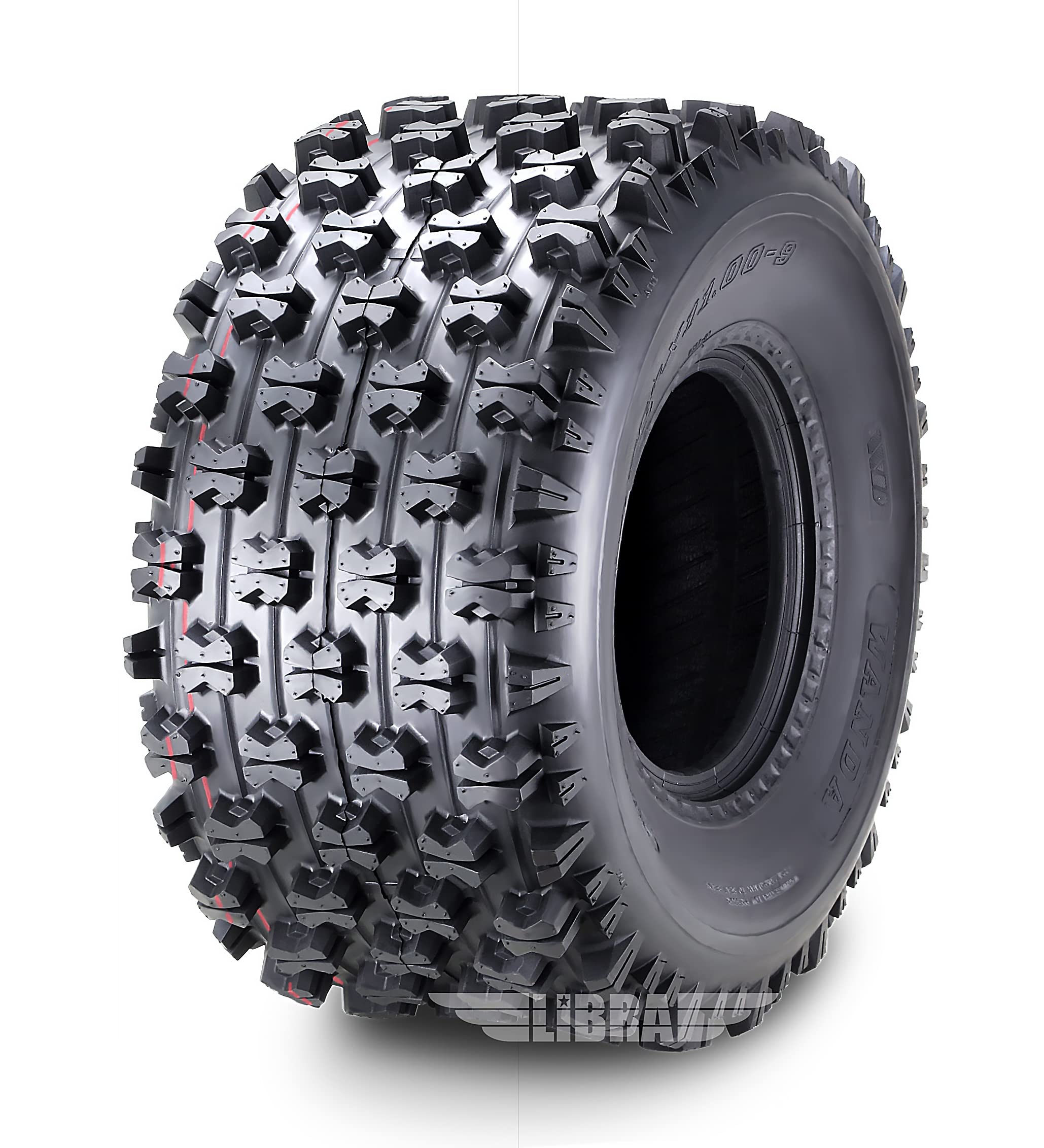 Wanda Set 2 Sport Atv Tires At 22X10-10 22X10X10 P357 Gncc (Grand National Cross Country) Race Tire 0.71'' Lugs 10089