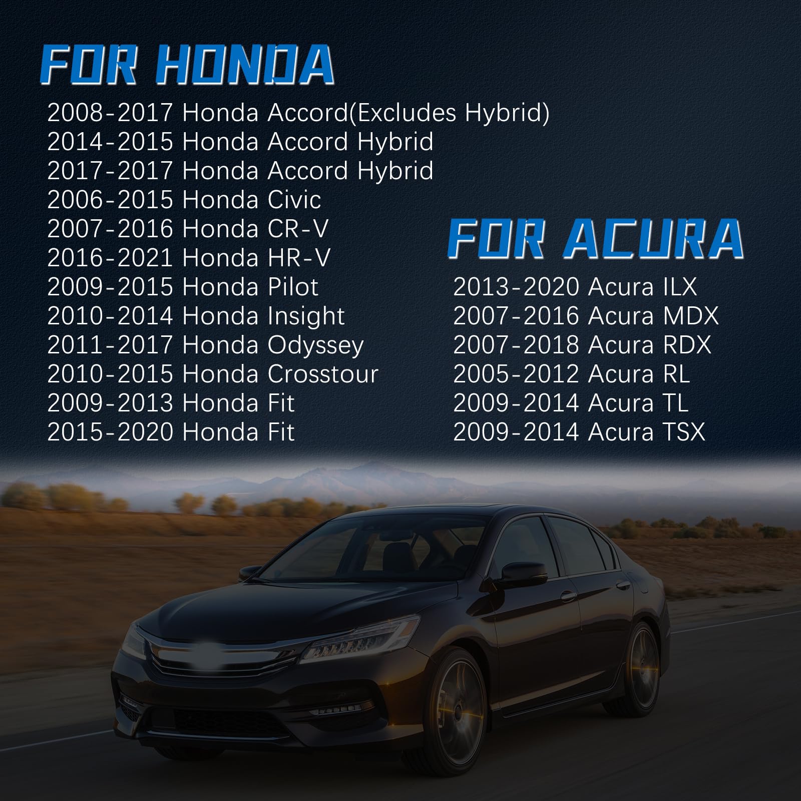 17670-T3W-A01 Gas Cap Fuel Cap For 2006-2021 Honda Accord/Civic/CR-V/HR-V/Pilot/Insight Odyssey/Crosstour/Fit/Accord Hybrid,2007