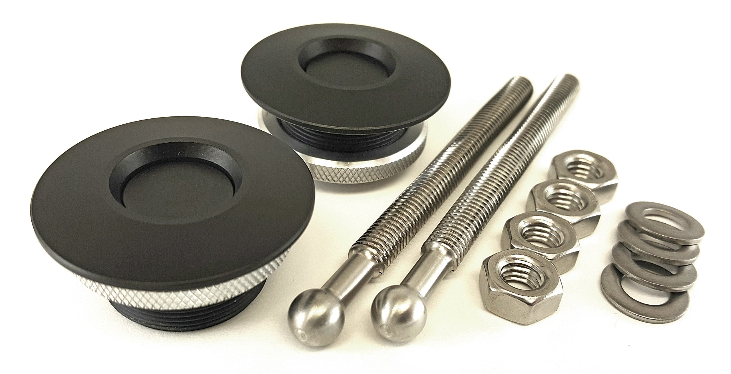 QL-38-LP/BP Quik-Latch Hood Pin Kit (Black Cerakote)