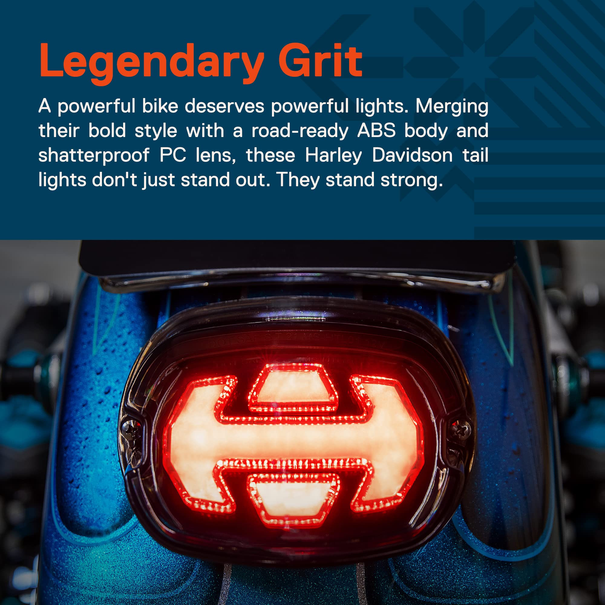 True Mods Led Brake Tail Light For Harley Davidson [Dot Approved] [Arrow-Design] [Plug-N-Play] License Running Stop Taillight Fo