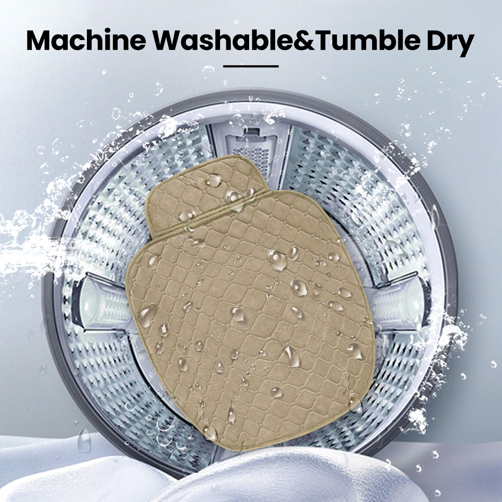 Surpassme 2Pc Comfortable Car Seat Covers Universal Front Seat Covers For Car Accessories With Storage Pockets, Padded Car Inter