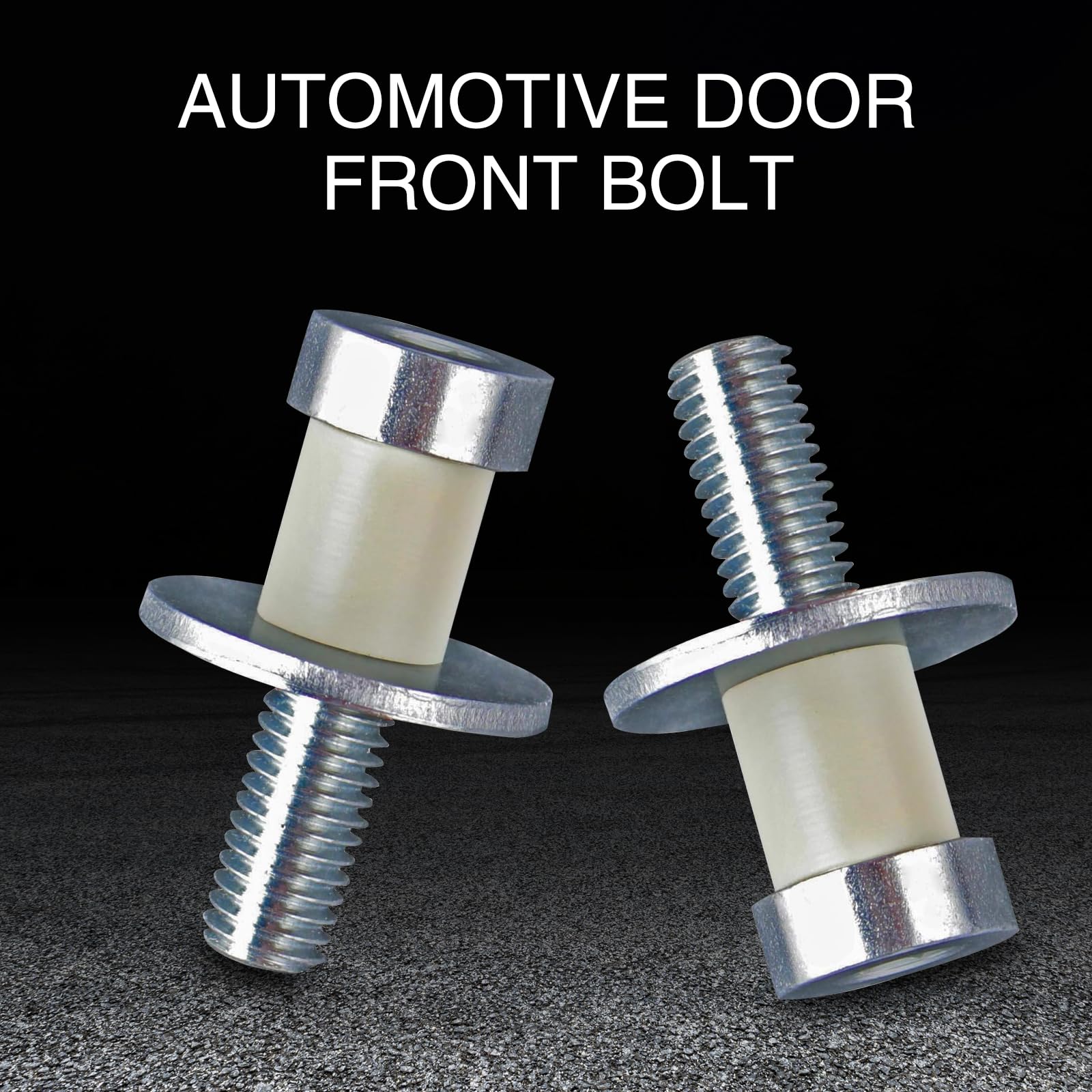 UGSHY 2 PCS Car Front Door Lock Striker Adapters Replacements, Waterproof Durable Metal Vehicle Door Bolt, Universal Manual Auto