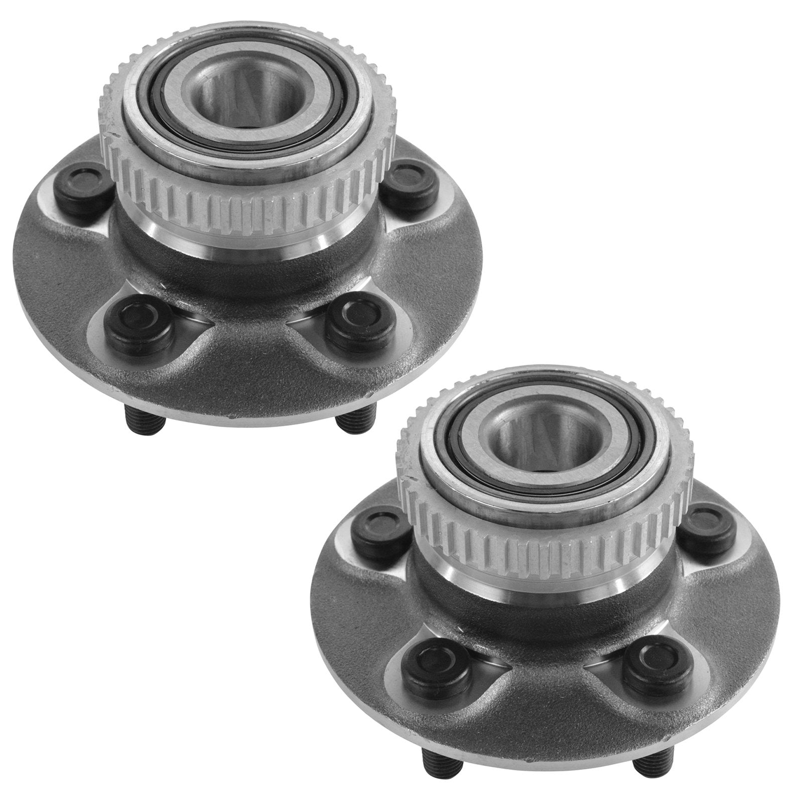 Trq Rear Wheel Hub Bearings Assembly Set Compatible With 2001-2002 Chrysler Pt Cruiser
