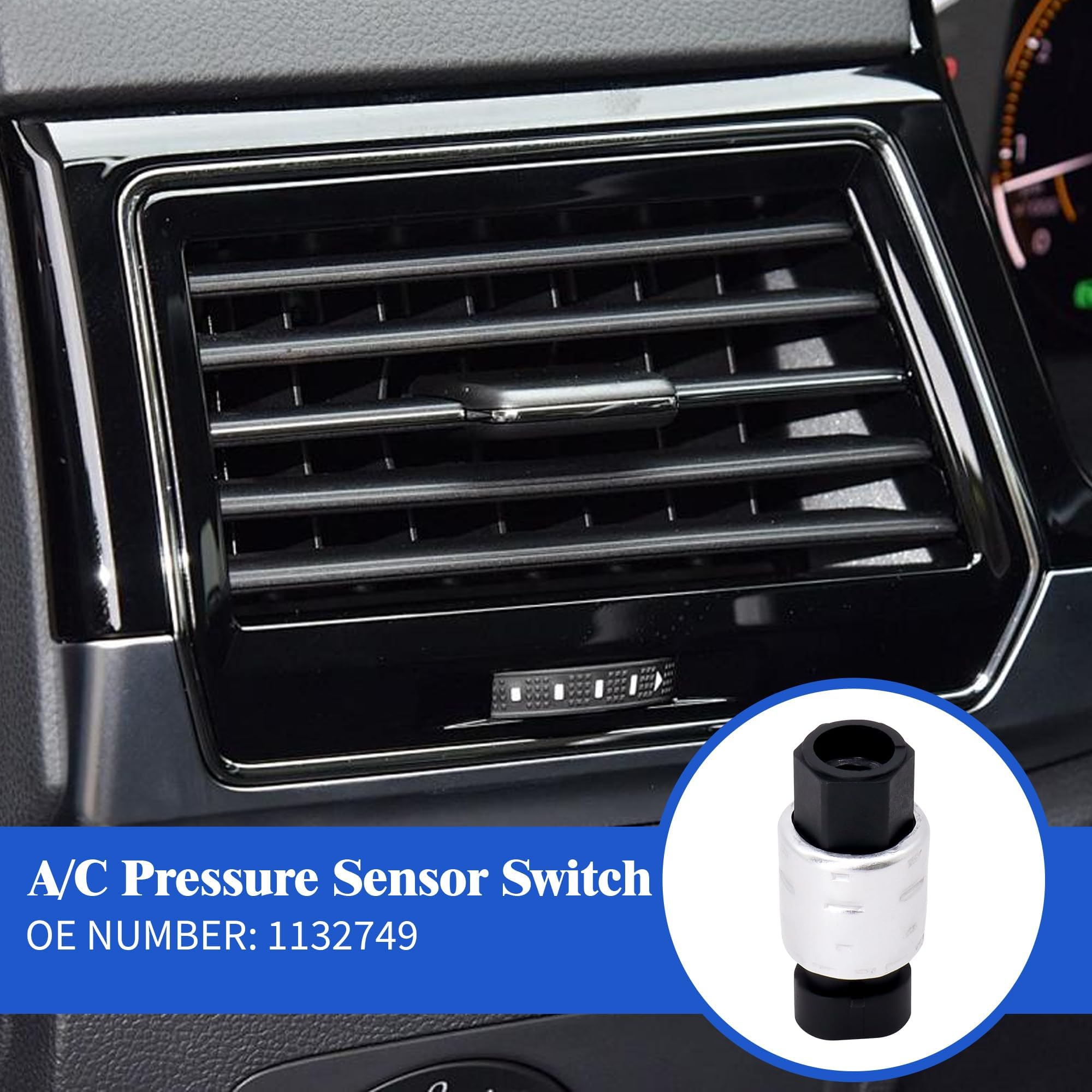 Hisport 52476843 A/C Air Conditioning Clutch Switch Compatible With Buick Park Avenue, Chevy Astro C2500 Pickup, Gmc Envoy Savan