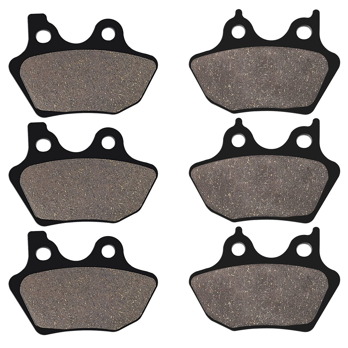 LOCOPOW Brake Pads Front and Rear for Road King, Dyna 2000-2007,Compatible with Harley Davidson Road Glide, Electra Glide, Low R