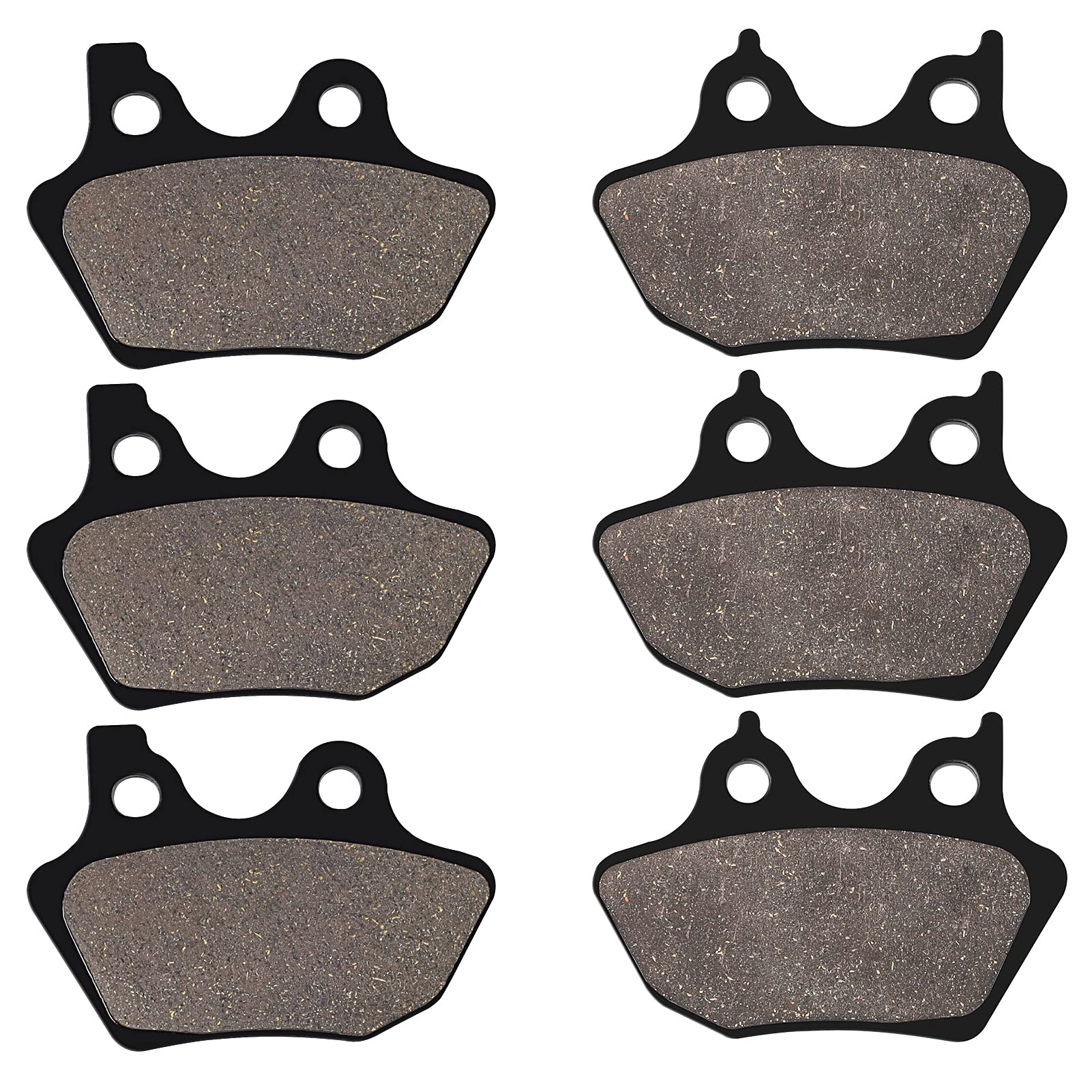 Locopow Brake Pads Front And Rear For Road King, Dyna 2000-2007,Compatible With Harley Davidson Road Glide, Electra Glide, Low Rider, Wide Glide, Super Glide, Sportster Xlh883R