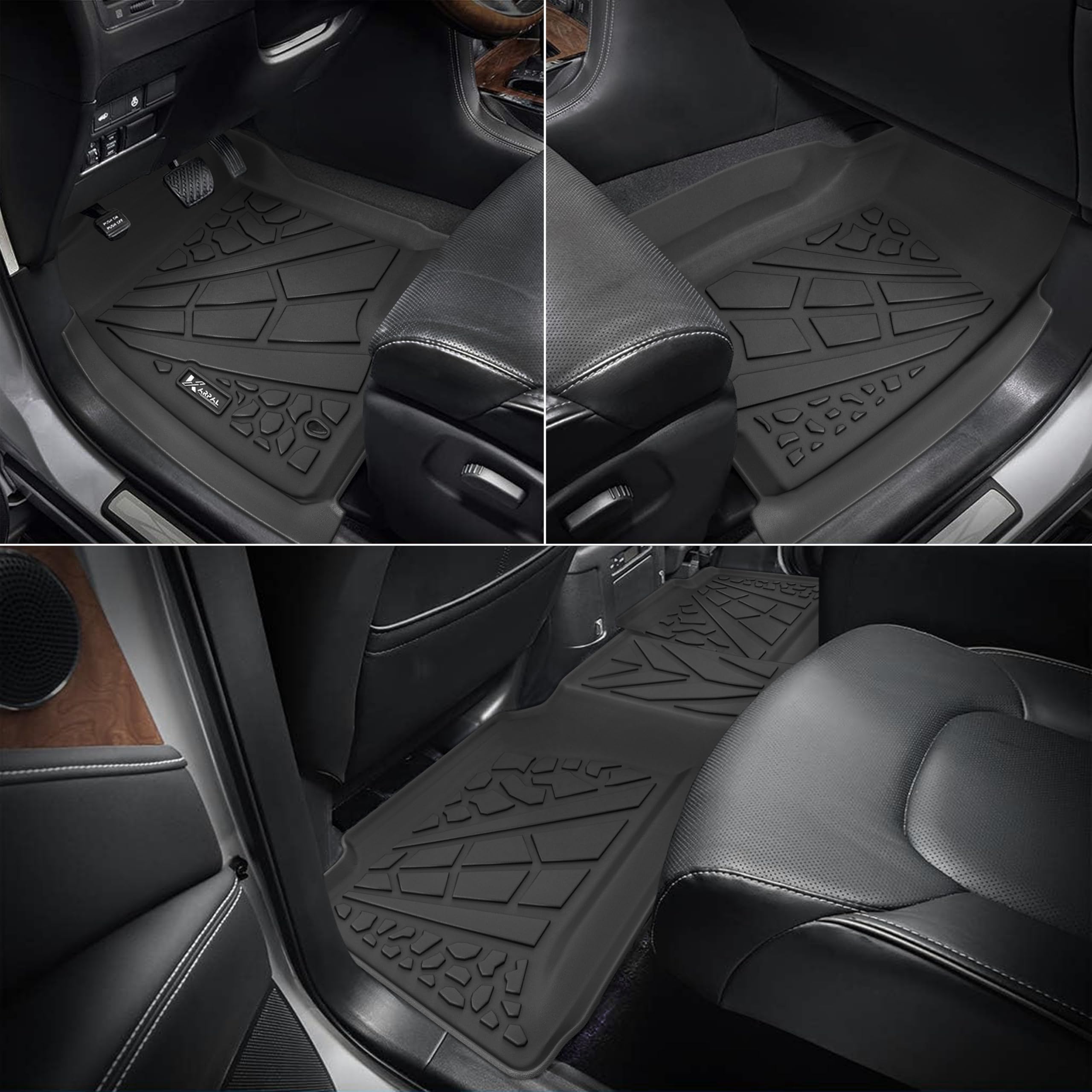Karpal Floor Mats For 2001-2007 Chevrolet Silverado/Gmc Sierra 1500/2500/3500 (Only Fit Extended Cab Classic Body Style),Tpe All