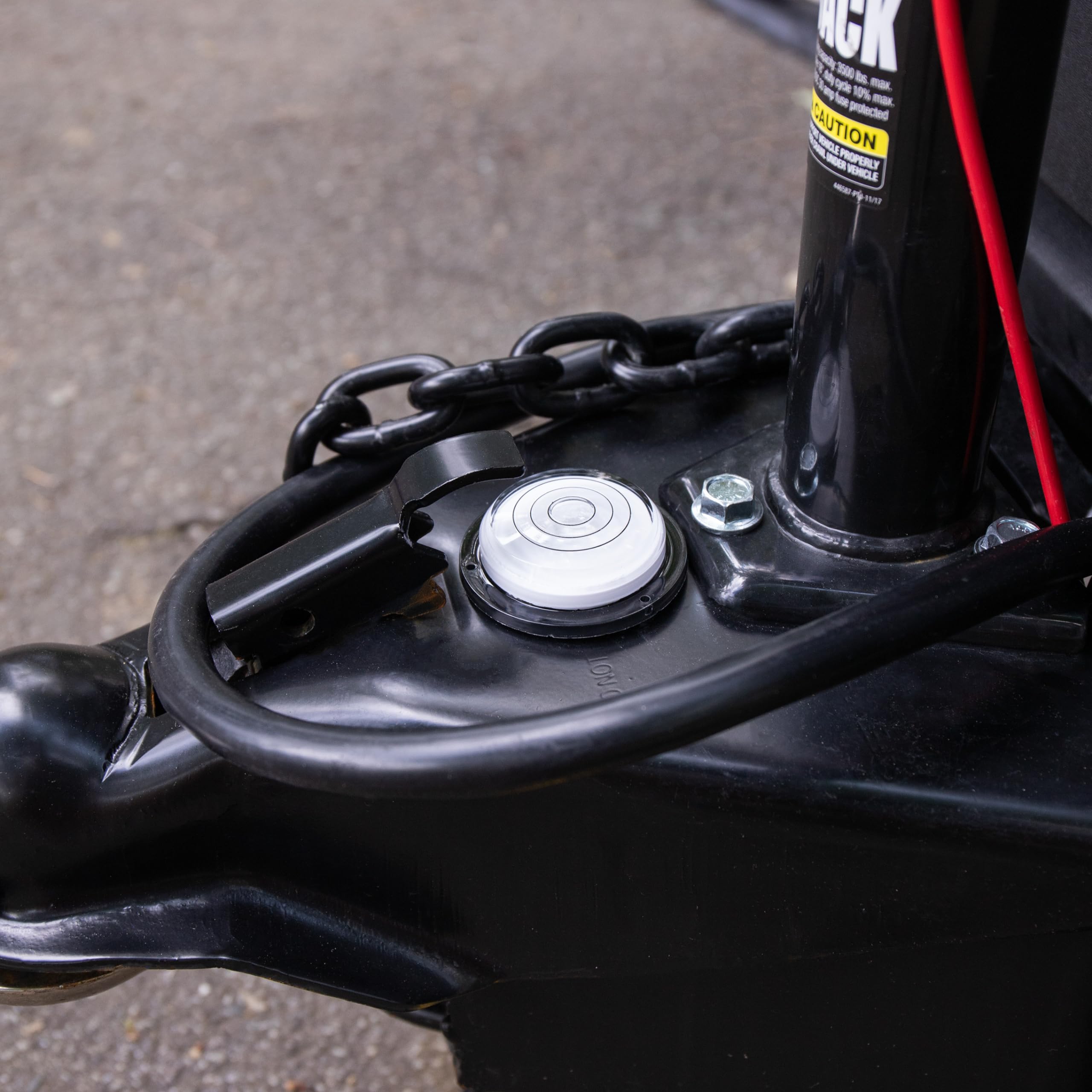 Camco Camper/Rv Level - Features Bullseye Bubble Level Design For Fast Settling - Reads 360-Degrees Simultaneously - Can Be Mounted Or Free Standing (25573)