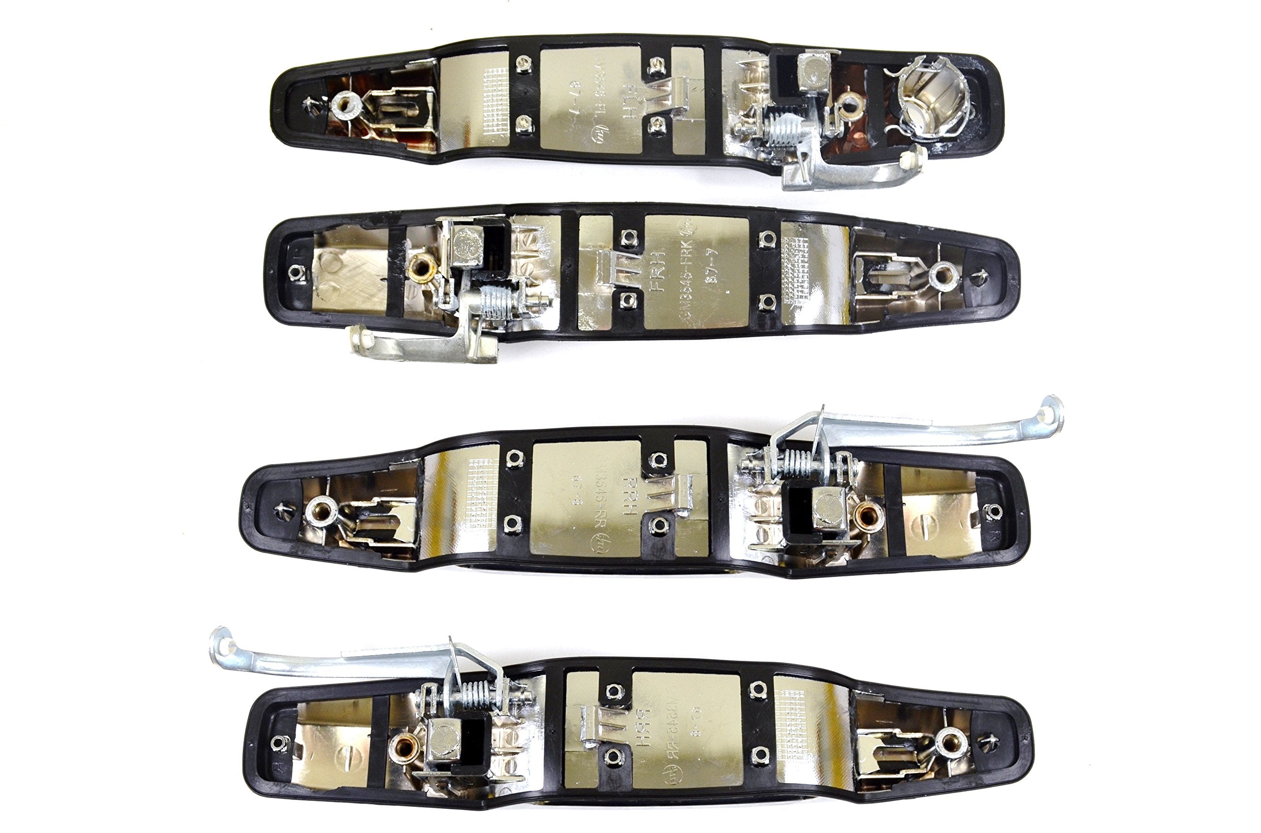 PT Auto Warehouse GM-3545M-QPK - Outside Exterior Outer Door Handle, Chrome - 1 Front Left, 1 Front Right, 1 Rear Left, 1 Rear Right