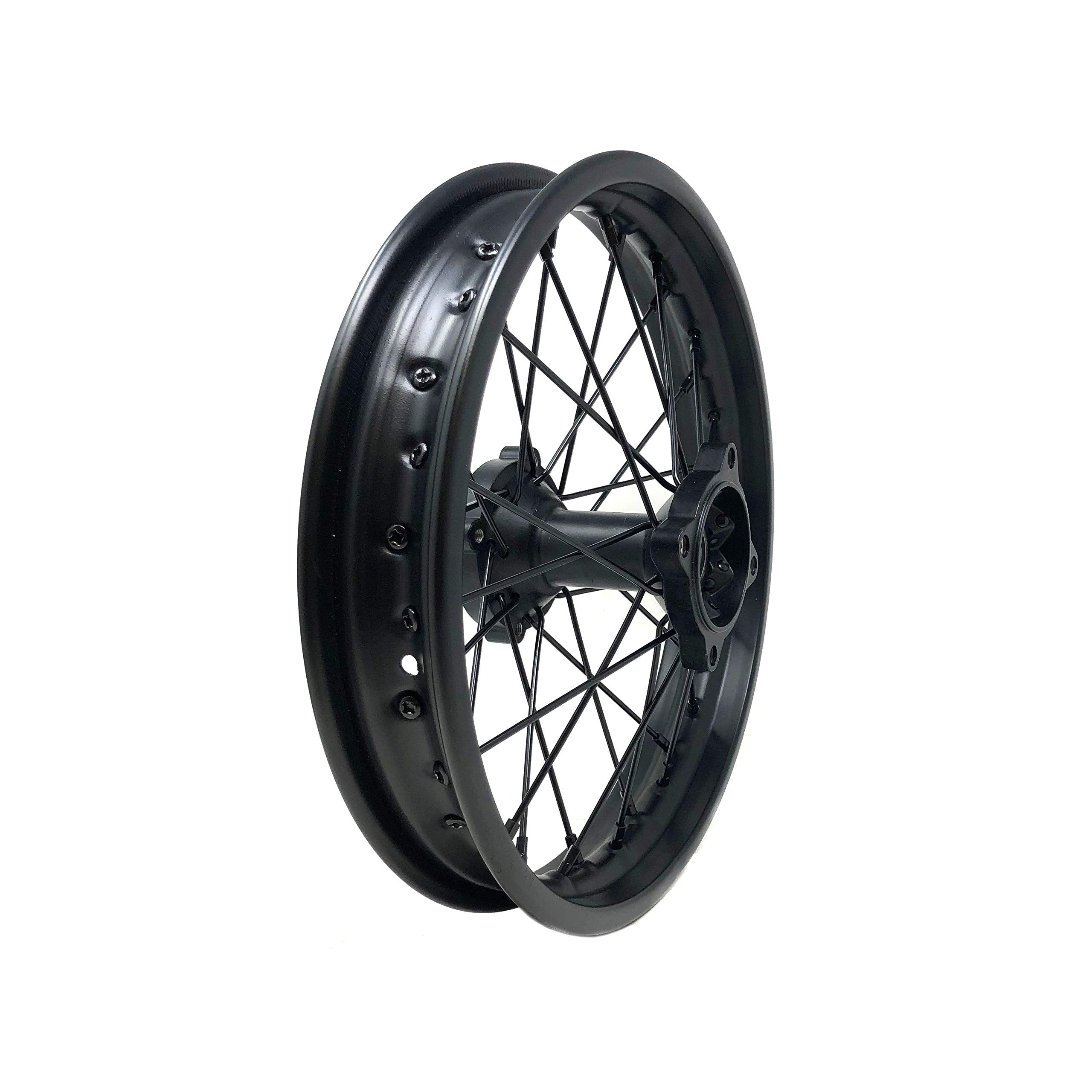 MYK Wheel Rim Rear 1.85x14 fits tire 90/100-14, Compatible with Tao Tao DB17 and many other models Dirt Bike Off Road Motorcycle