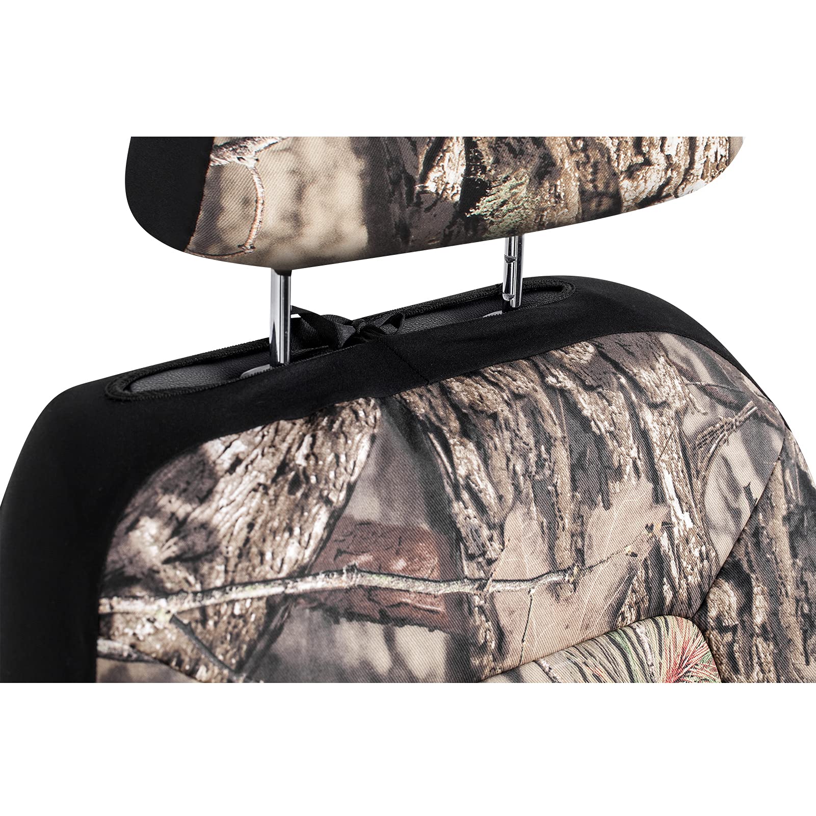 Mossy Oak Camo Seat Covers Low Back - Made With Cotton Twill, Airbag Compatible, Universial Fit Most Bucket Seats - Official Lic