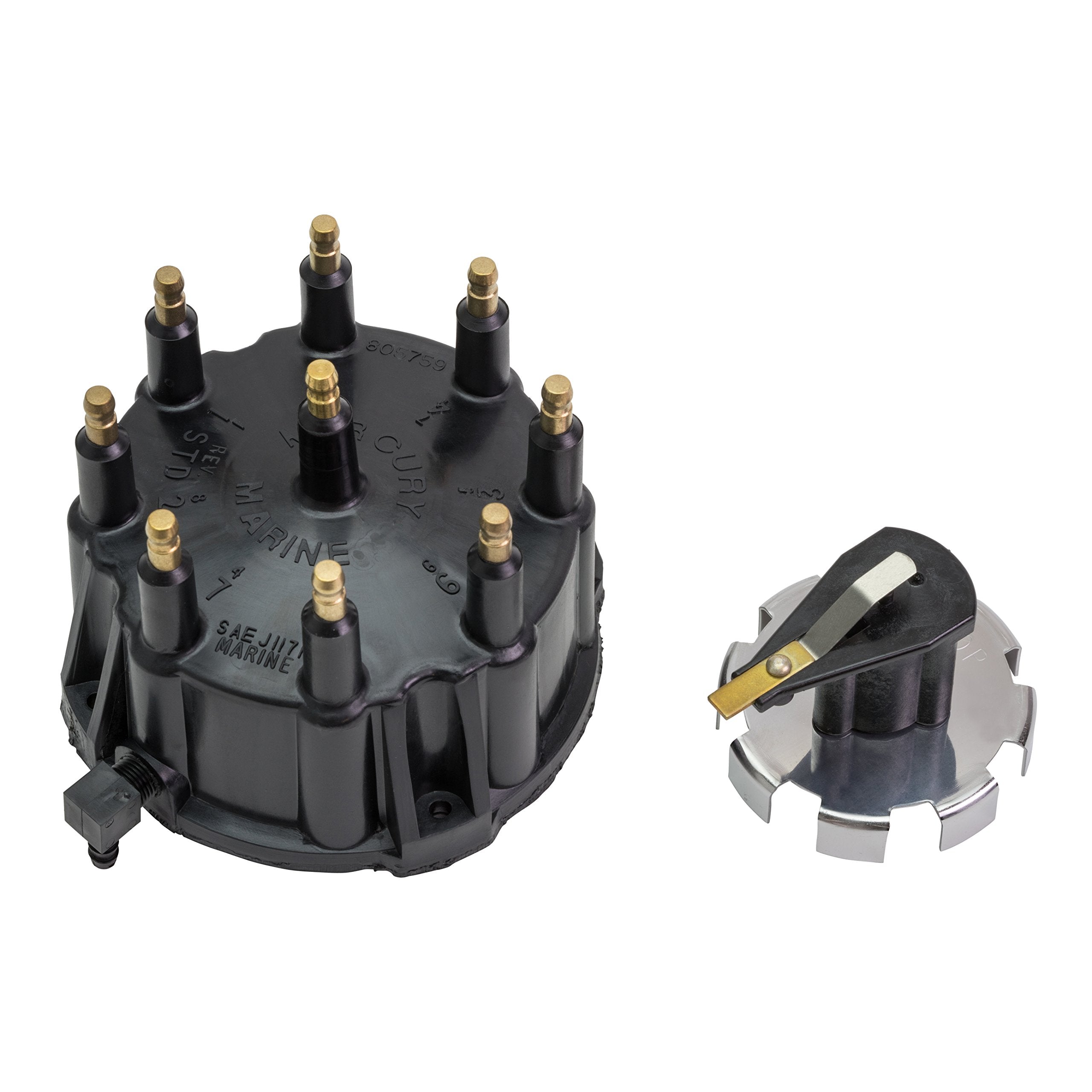 Quicksilver 805759Q3 Distributor Cap Kit for Marinized V-8 Engines by General Motors with Thunderbolt IV and V HEI Ignition Syst