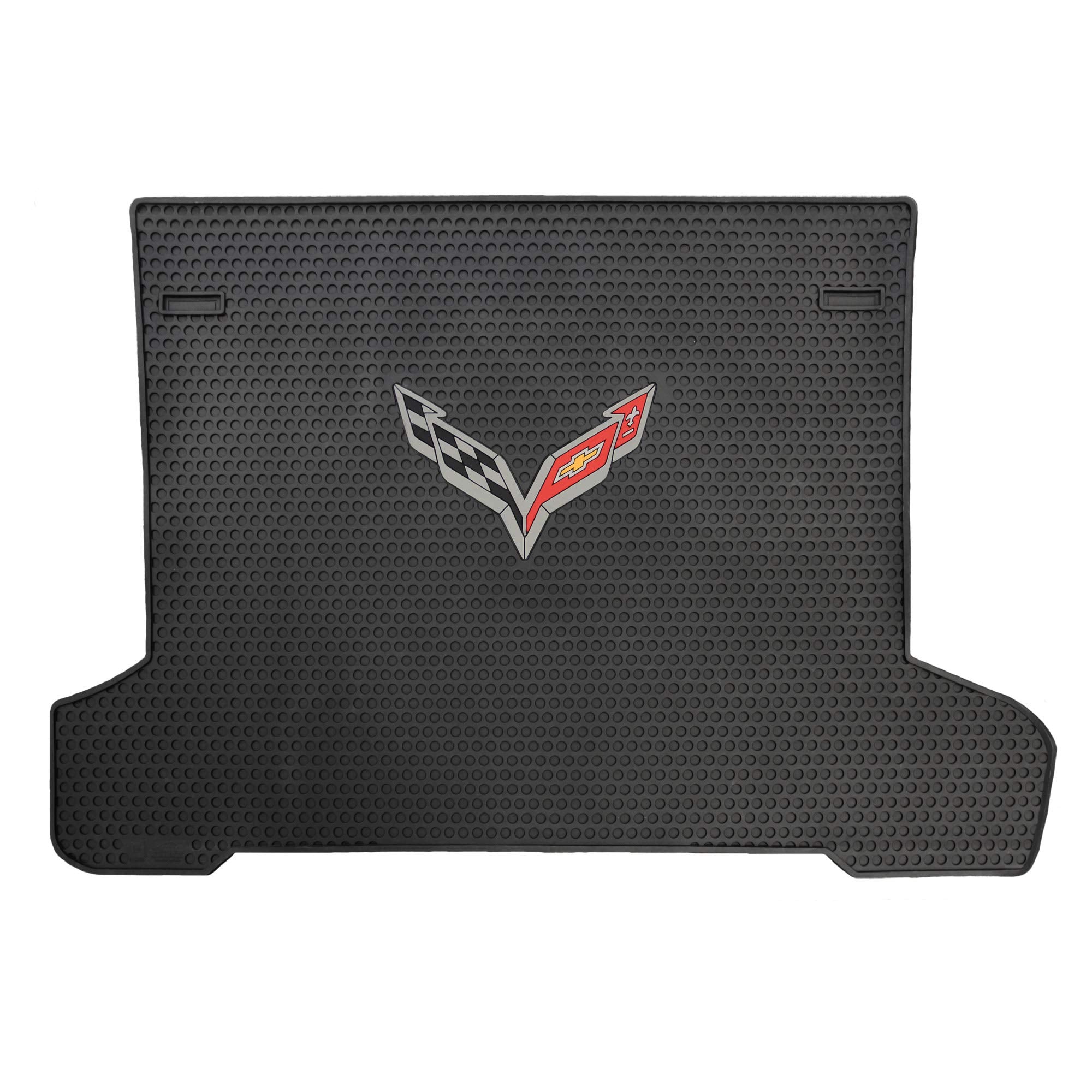 Lloyd Mats Custom-Fit All-Weather Rubber Floor Mats For Corvette C7 Coupe 2014-2019, 1Pc Coupe Cargo.