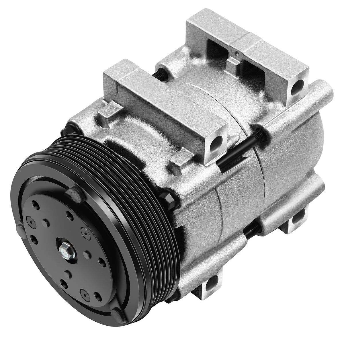 ECCPP A/C Compressor with Clutch 1990-1998 fit for Ford Bronco Ford E-150 E-250 E-350 Econoline F59 Windstar Lincoln Continental