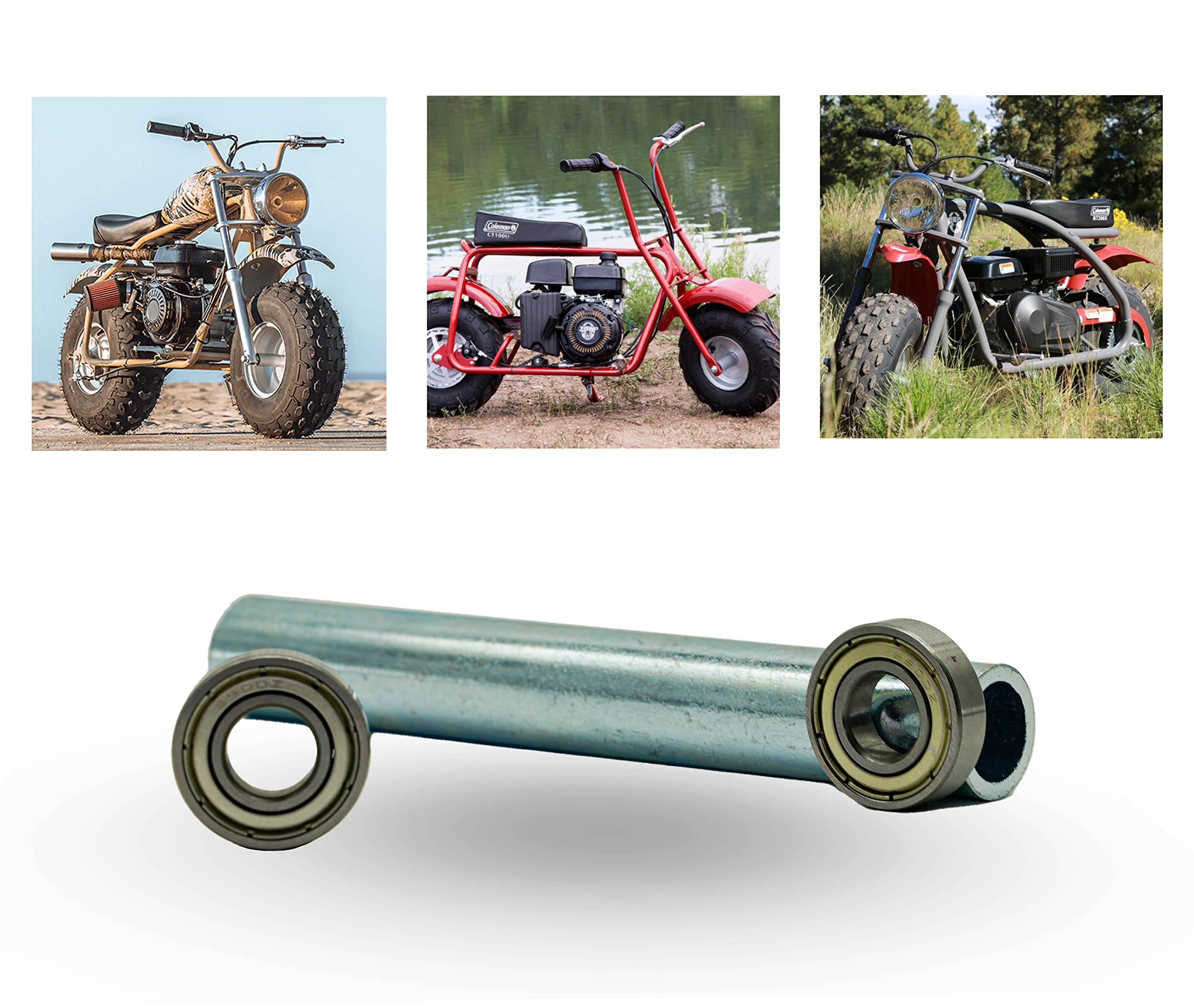 JMCHstore Steering Bearings & Spacer/Bushing Kit for Coleman BT200X CT200U CT200UEX 196CC, CT100U CC100X 98CC Mini Bike, 6900Z(2