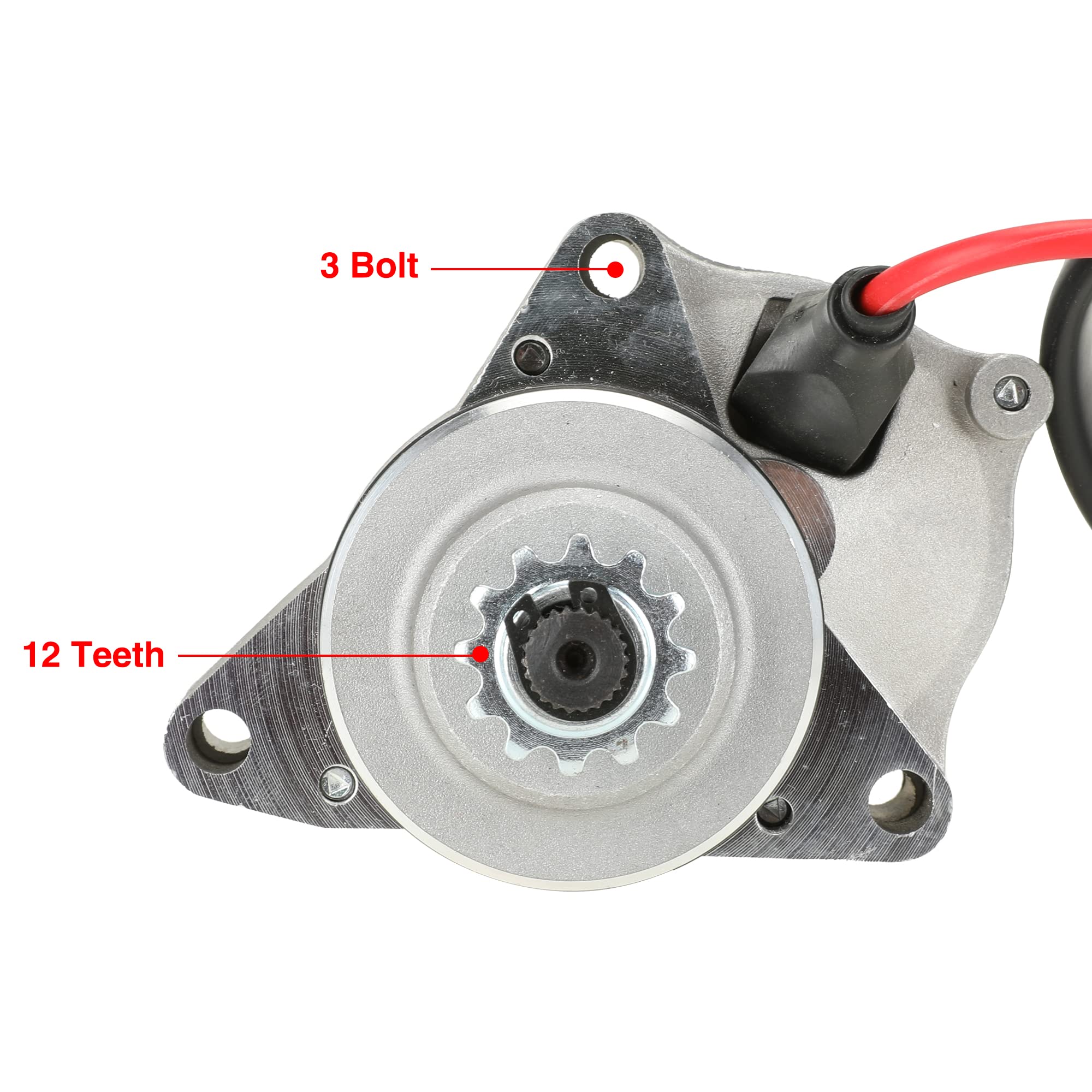 Grehua 3 Bolt Starter With Line Motor Solenoid Relay Spark Plug For 50Cc 70Cc 90Cc 110Cc 125Cc Taotao Db27 Coolster Apollo Ssr Roketa Go Kart Cart Atv Dirt Pit Bike Dune Buggy Sandrail Quad 4 Wheelers