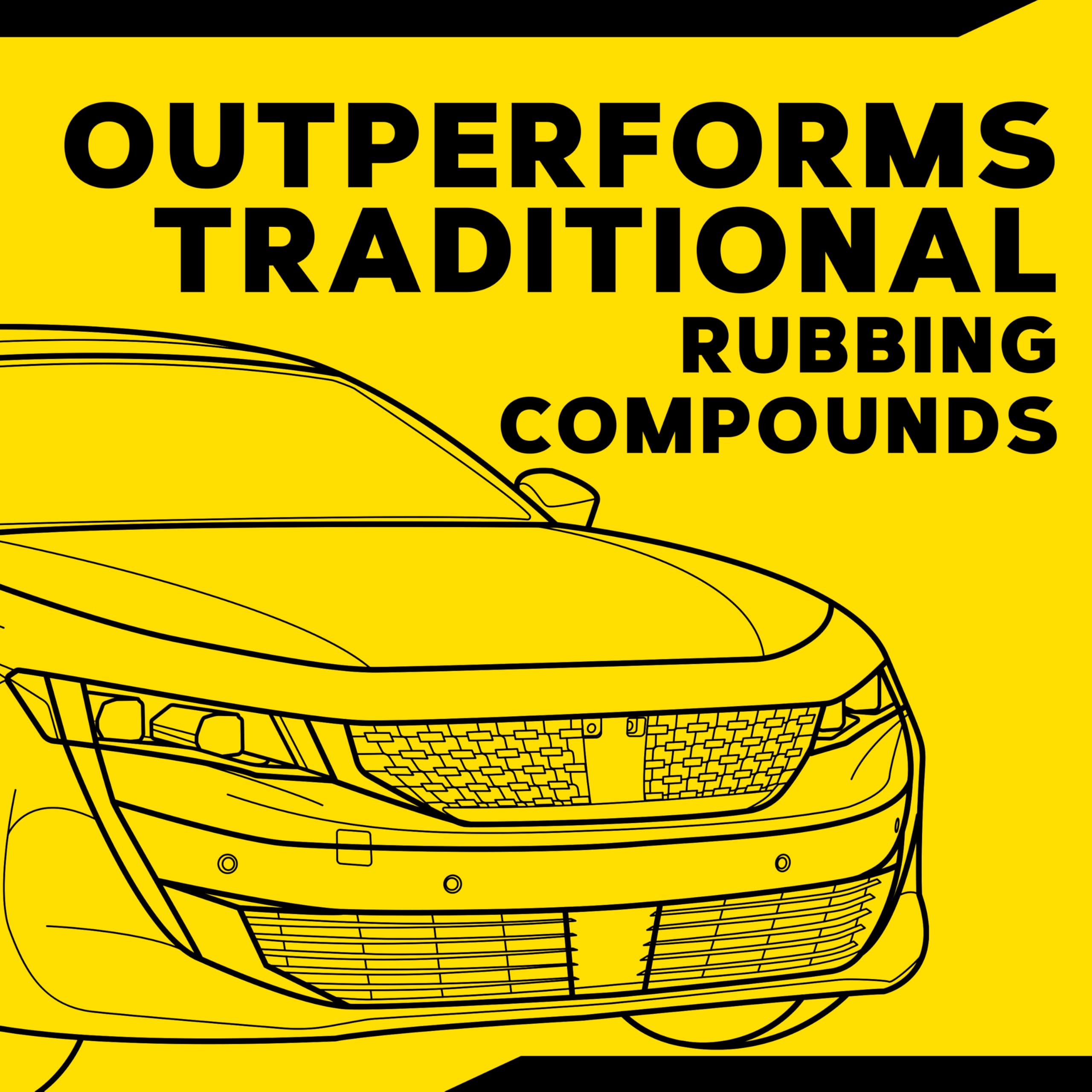 Meguiar's Ultimate Compound - Pro-Grade Car Scratch Remover, Paint Correction Compound that Removes Defects While Adding Gloss a