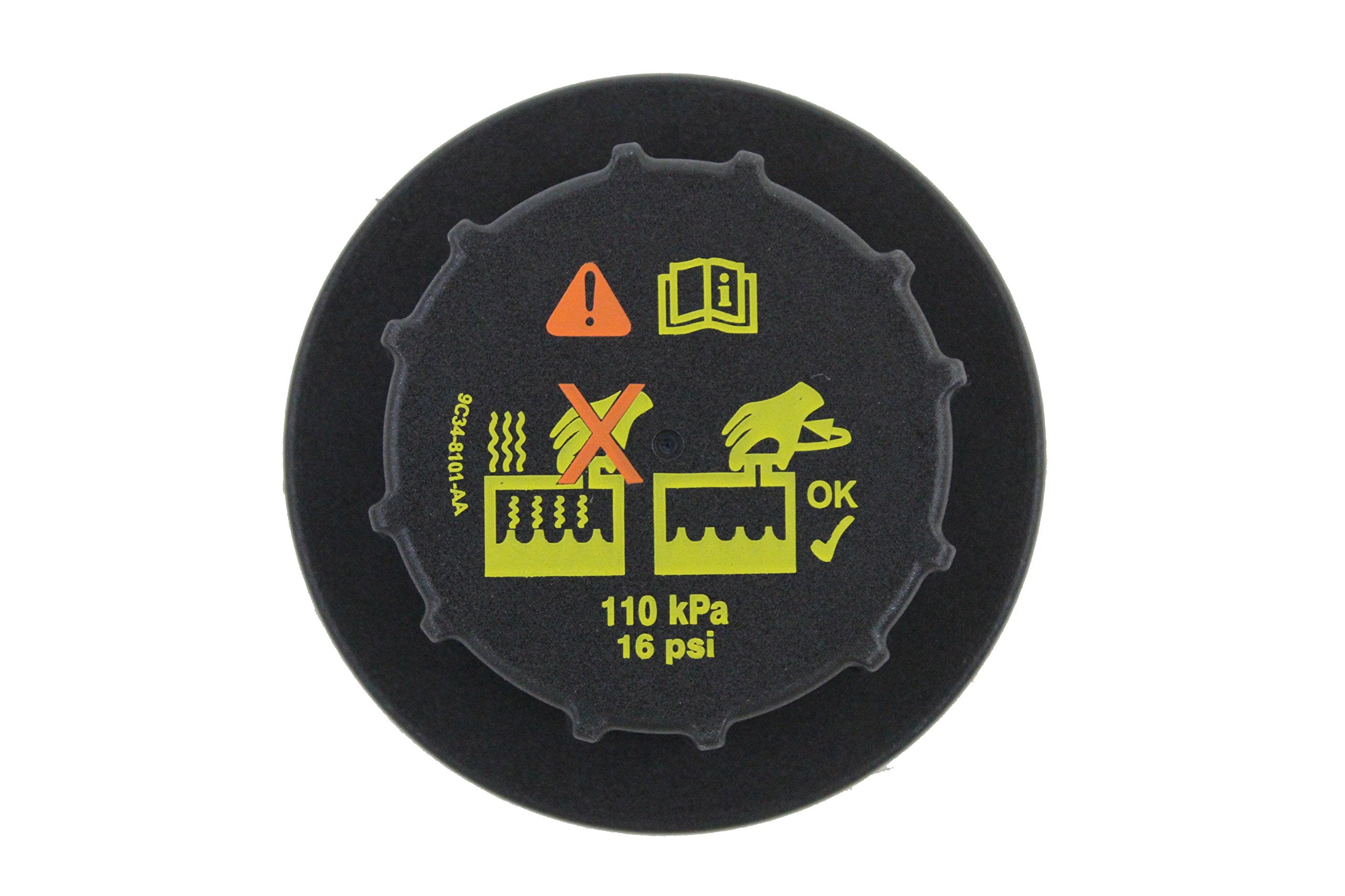 Ford Genuine 9C3Z-8101-B Radiator Cap With Pressure Relief