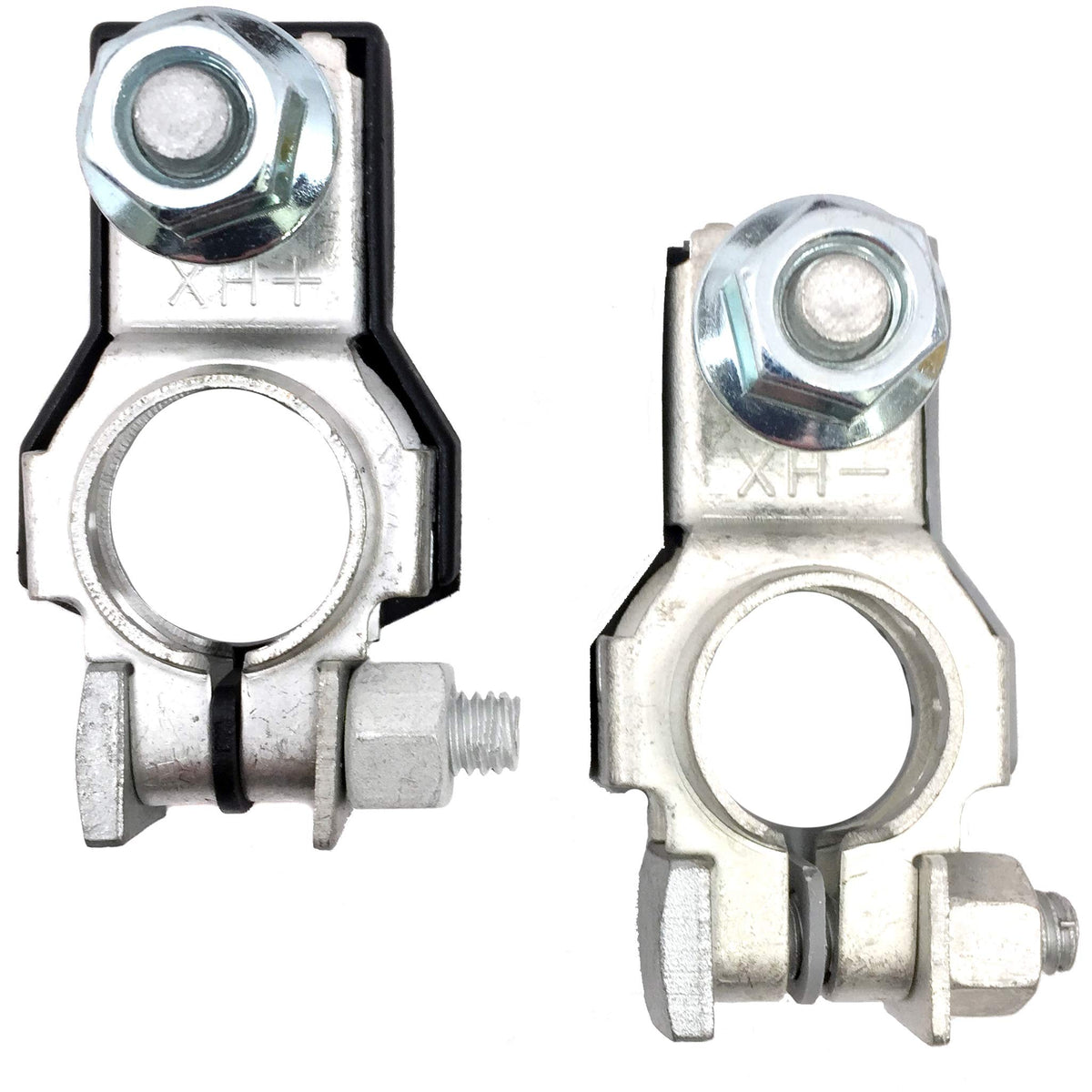 Battery Terminal | Positive & Negative Set | Oem | Car Cable Connector Clamp | + - Top Post