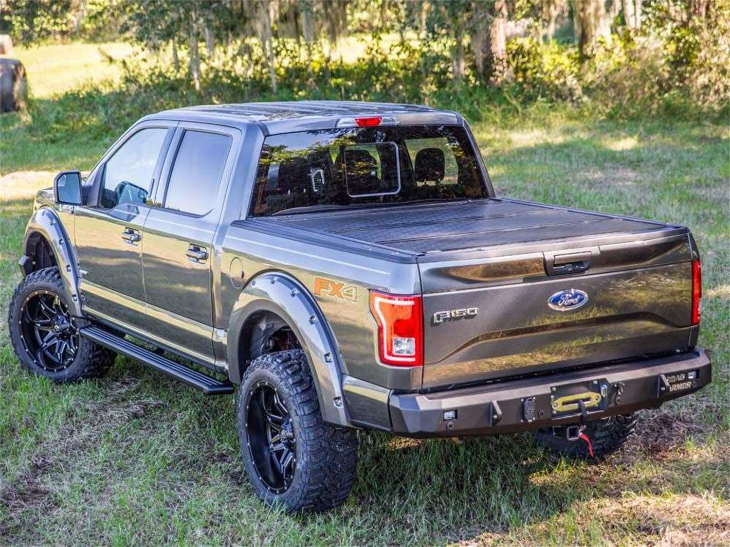 15-15 F150 Rear Stealth Winch Bumper / Satin Black