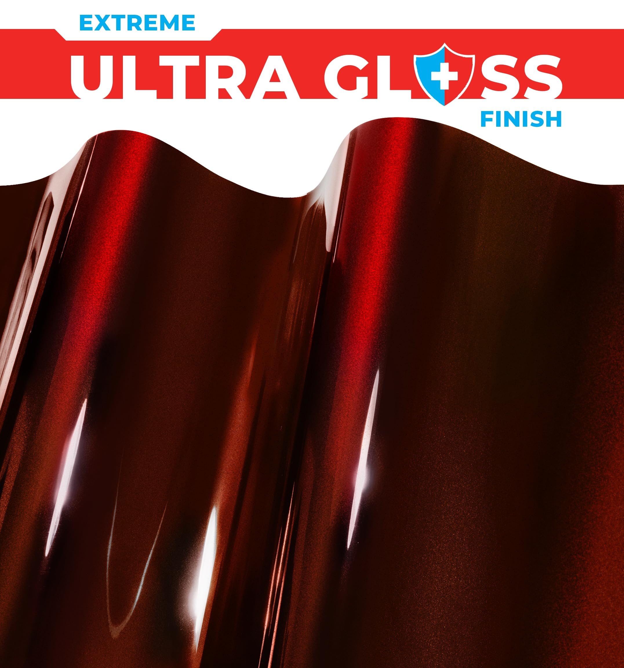 Colorfusion Ppf By Vvivid, Gloss Demon Dry Apply Ppf Vinyl Car Wrap Roll 60Ft X 5Ft