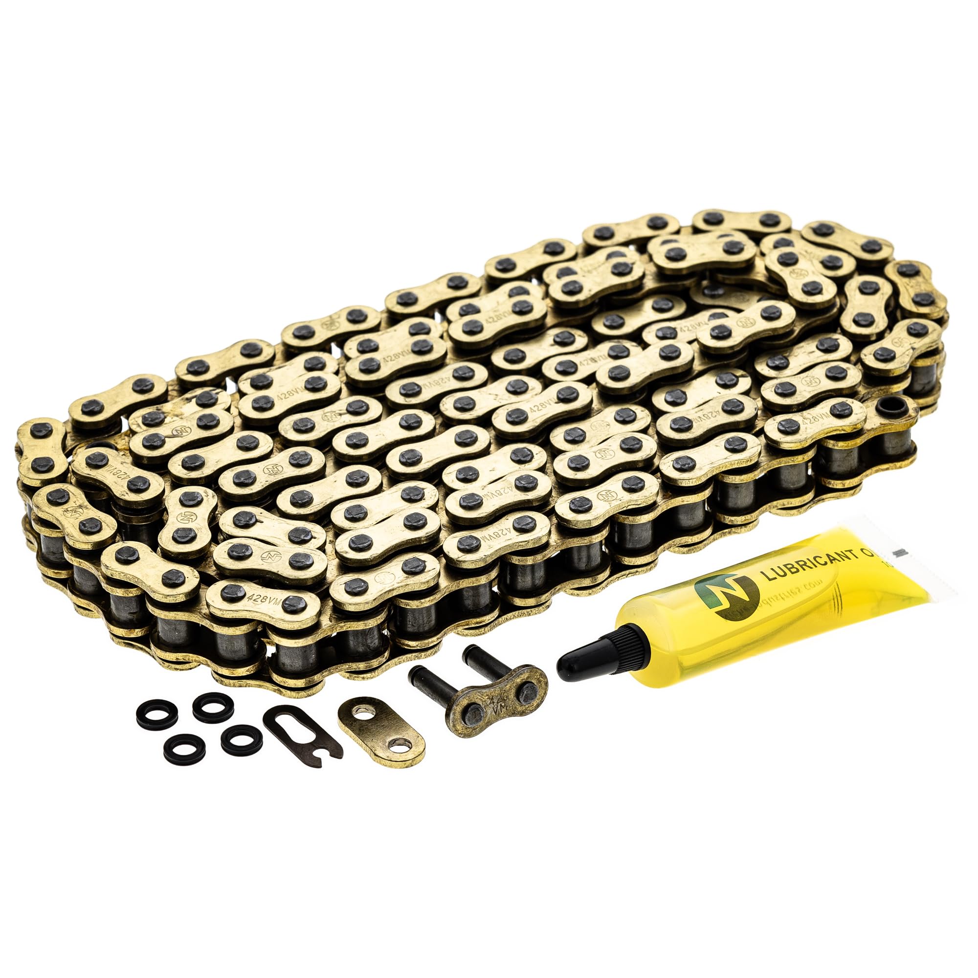 Niche Gold 428 X-Ring Chain 130 Links With Connecting Master Link