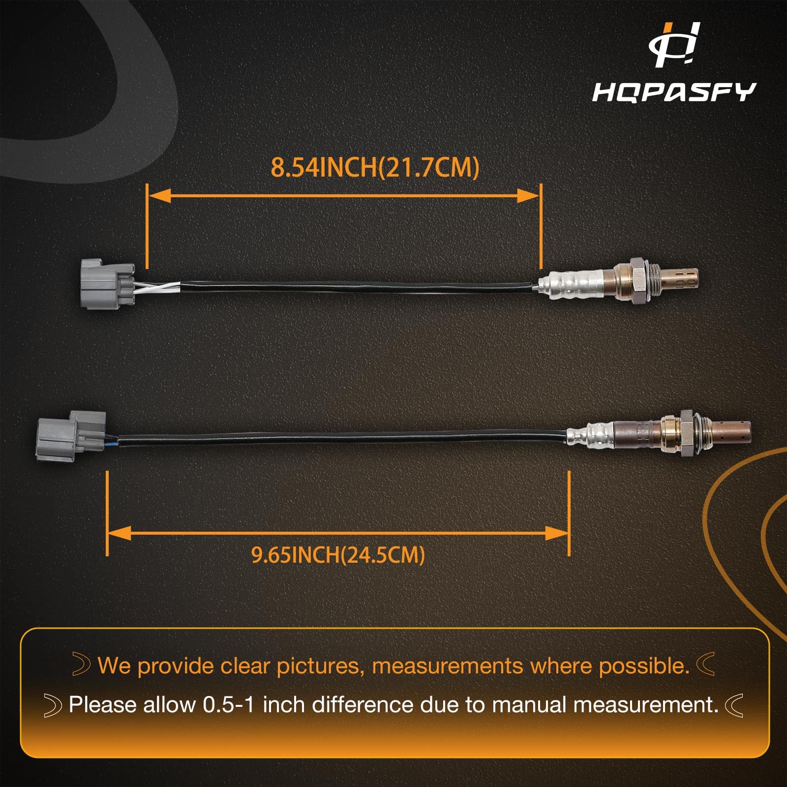 HQPASFY O2 Oxygen Sensor Upstream Downstream Compatible with 2002-2004 Honda CR-V EX LX 2.4L O2 Sensor Replaces# 234-9005, 234-4