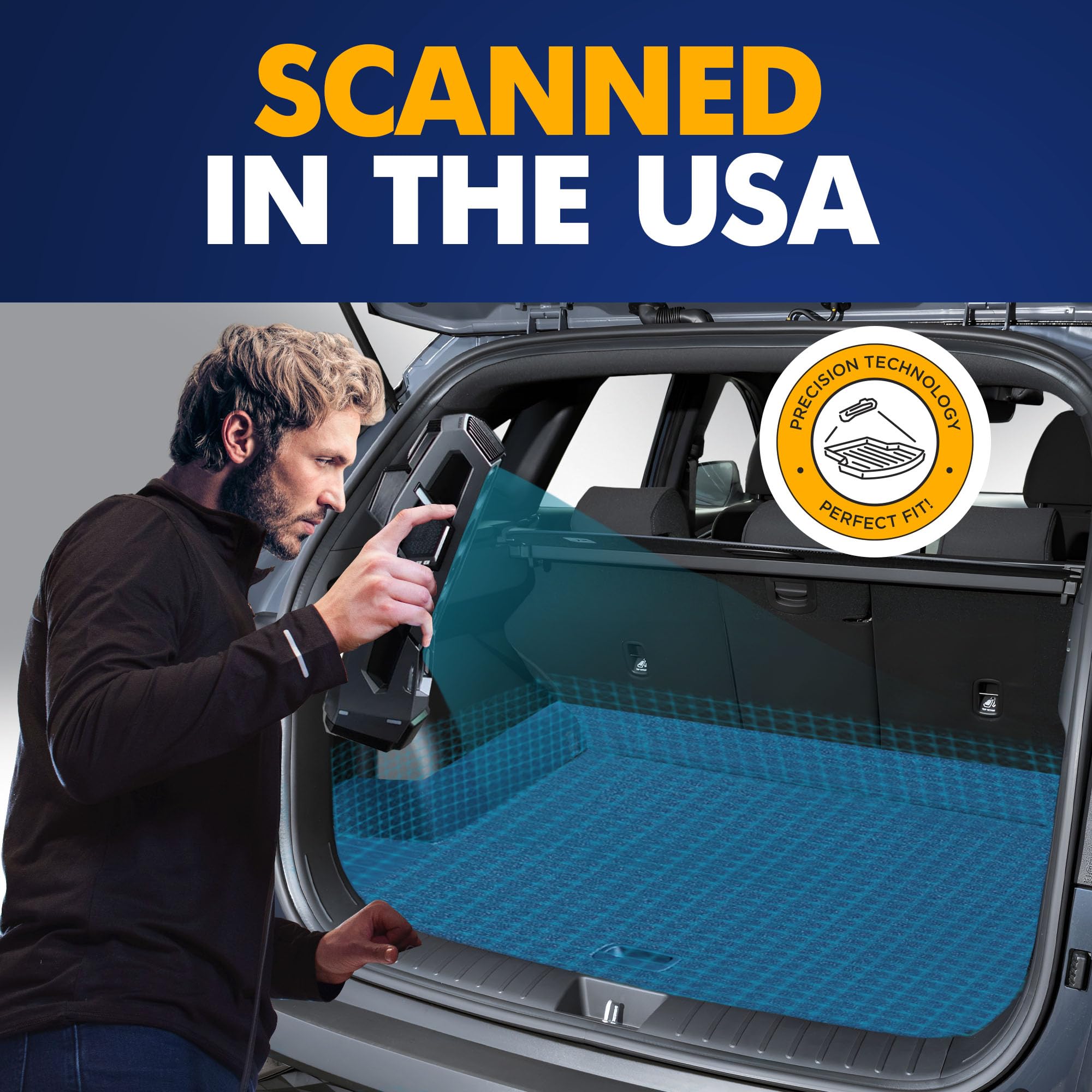 Premium Cargo Liner for Hyundai Tucson 2022 2023 Without Subwoofer - 100% Protection - Custom Fit Car Trunk Mat - Easy-to-Wash &