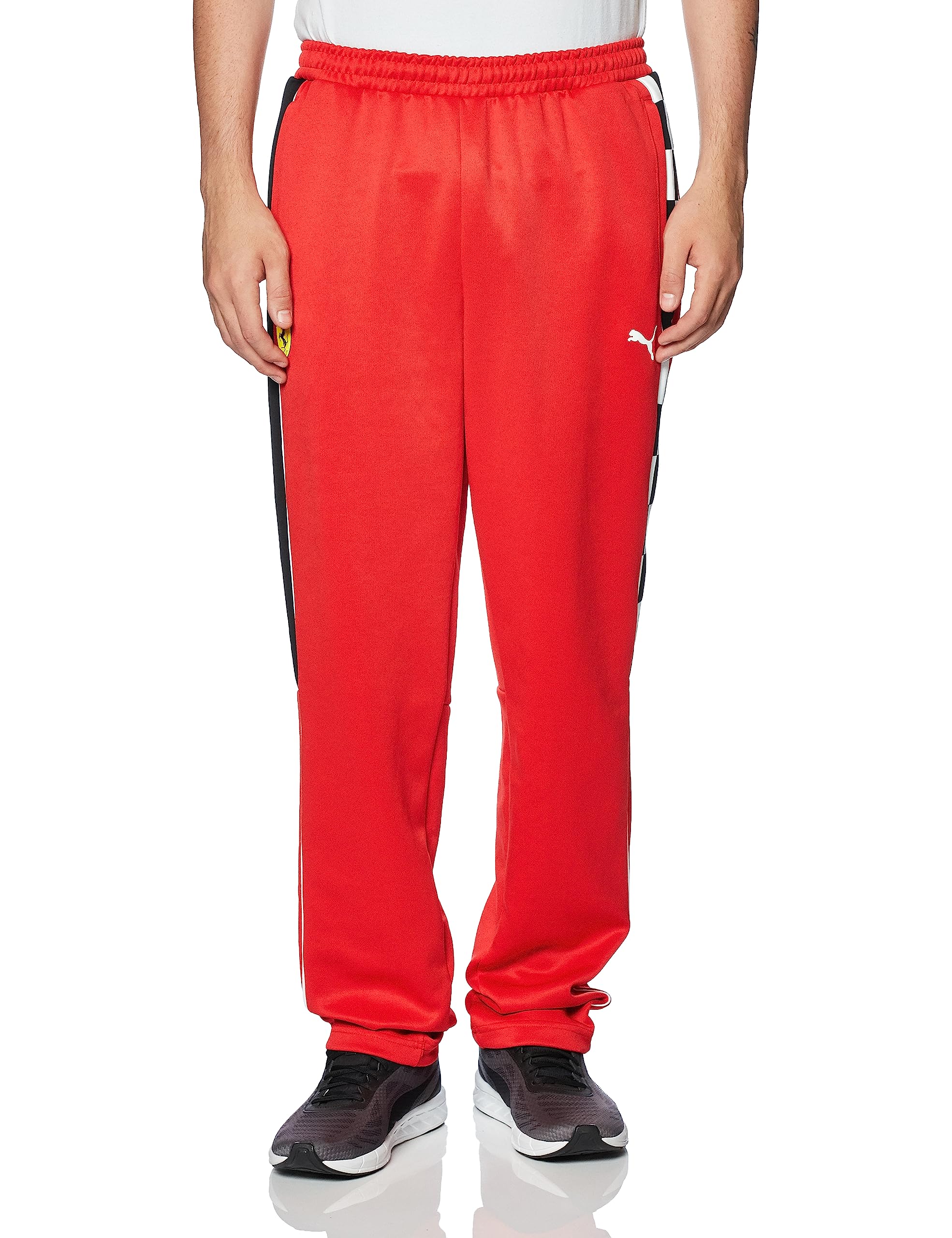 Puma Men'S Standard Scuderia Ferrari Race Mt7 Track Pants, Rosso Corsa, Small