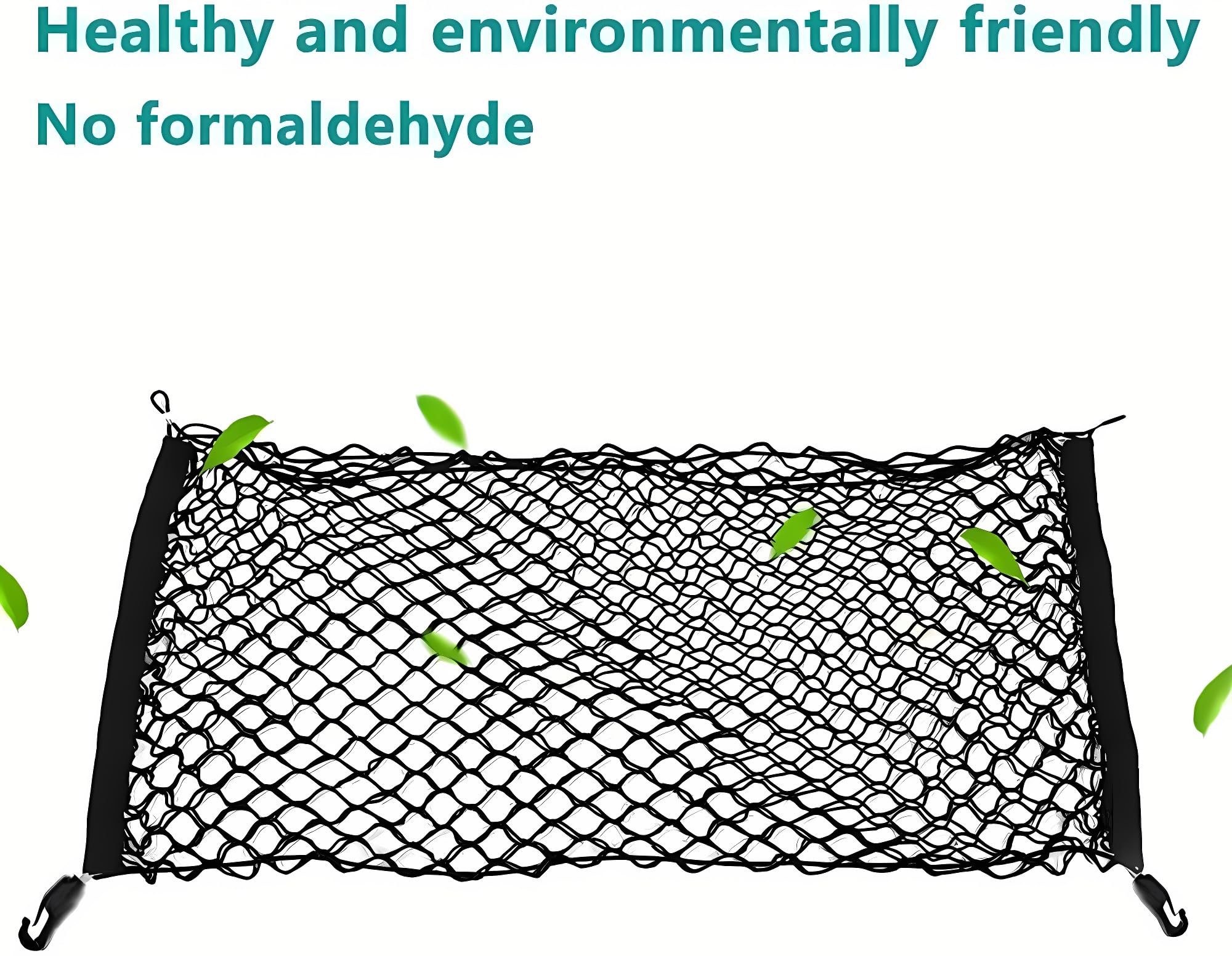 Leezhen Cargo Net Compatible With 2020-2025 Cadillac Xt6, Black, Nylon/Polyester, Hook Fastener