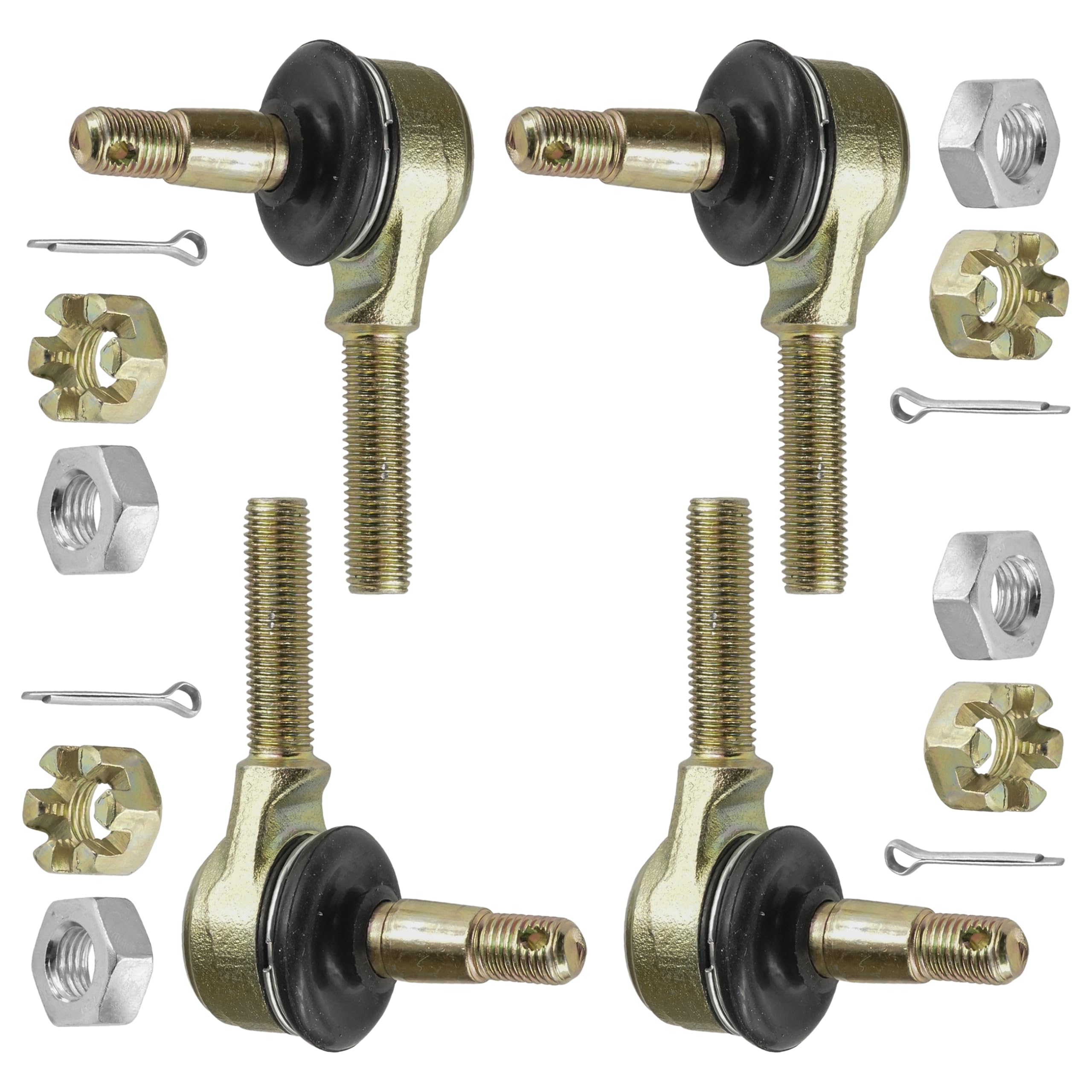 Caltric Two Sets Of Tie Rod End Kit Compatible with Suzuki Ltz400 Lt-Z400 Ltz 400 Quadsport 2003 2004 2005 2006 2007 2008