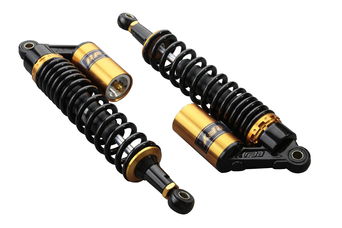 Gzyf 11' 280Mm Pair Rear Adjustable Air Shock Absorbers Eye To Eye 50-110Cc For Yamaha For Honda For Suzuku For Kawasaki Go Kart Scooter