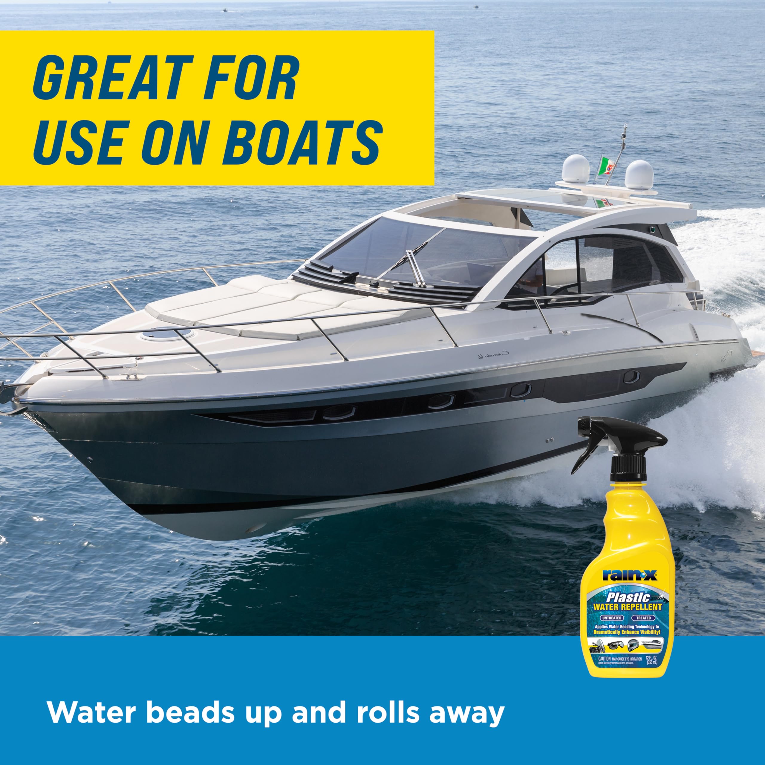 Rain-X 620036-6Pk Plastic Treatment, 12 Fl. Oz. (Pack Of 6)