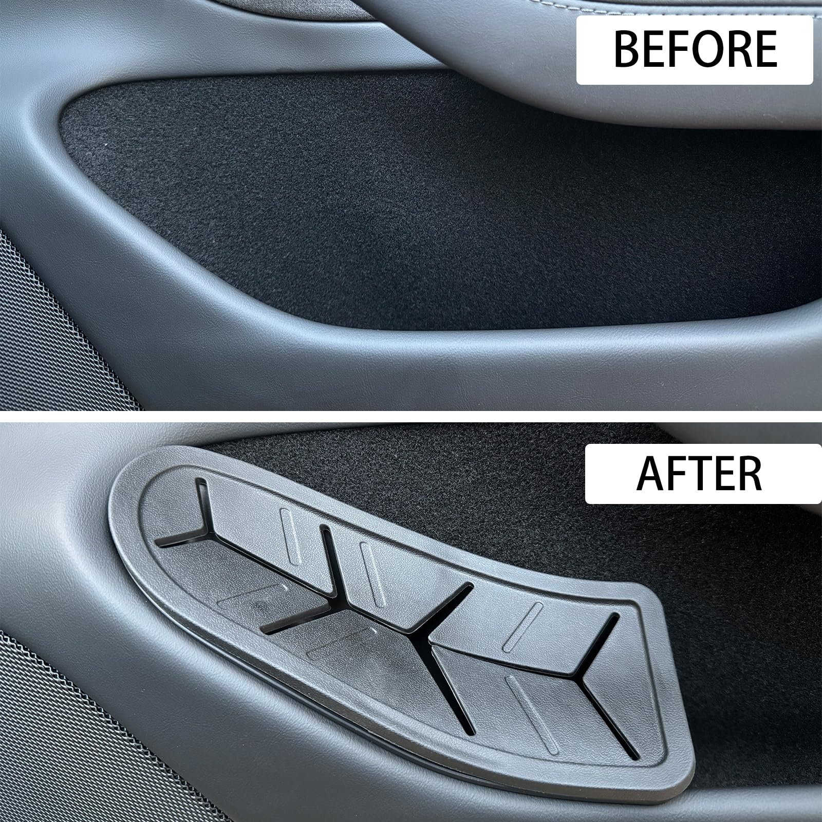 Jawjut Trash Can,Compatible With New Tesla Model 3 Highland 2024 2025,Garbage Can Bin Accessories,Side Door Storage Box Organize