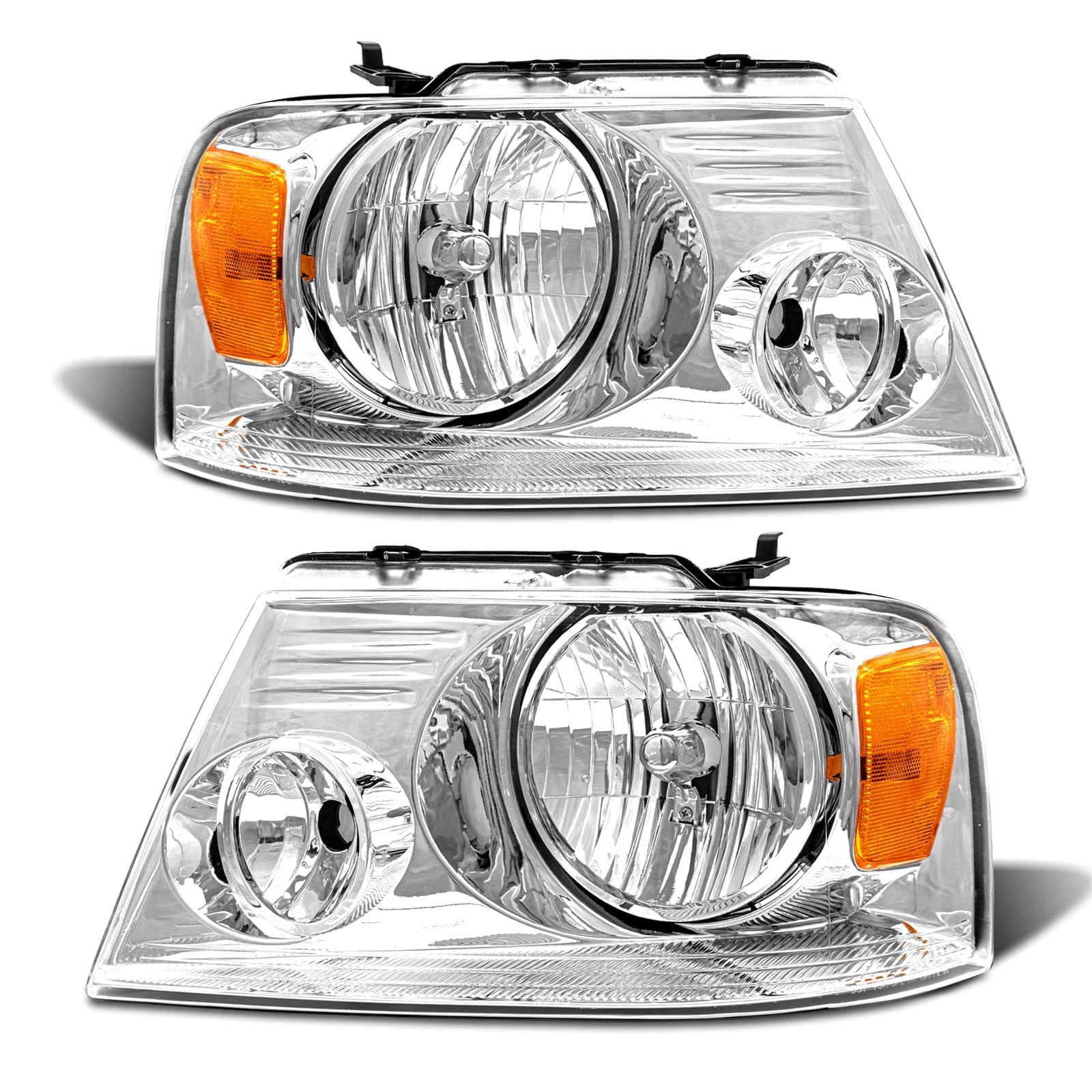 ADCARLIGHTS for 2004 2005 2006 2007 2008 F150 Headlight Assembly Compatible with 2004-2008 Ford F150 Pickup/ 2006-2008 Lincoln M