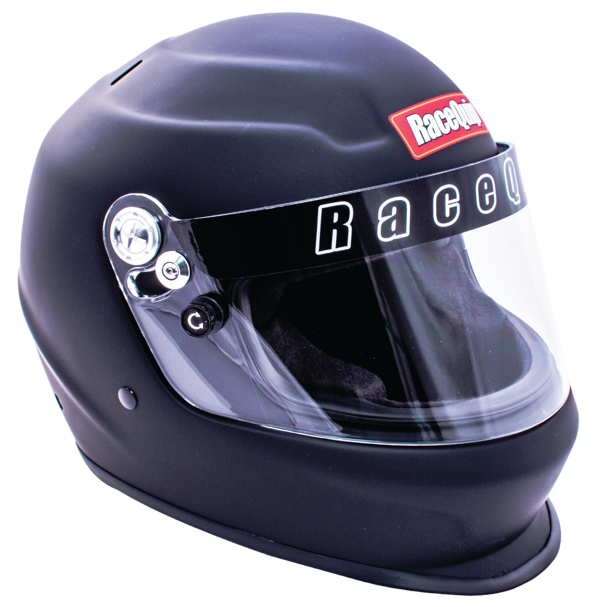 Racequip Full Face Auto Racing Helmet Model Sfi 24.1 Pro Youth Junior Kids Flat Black 2269996
