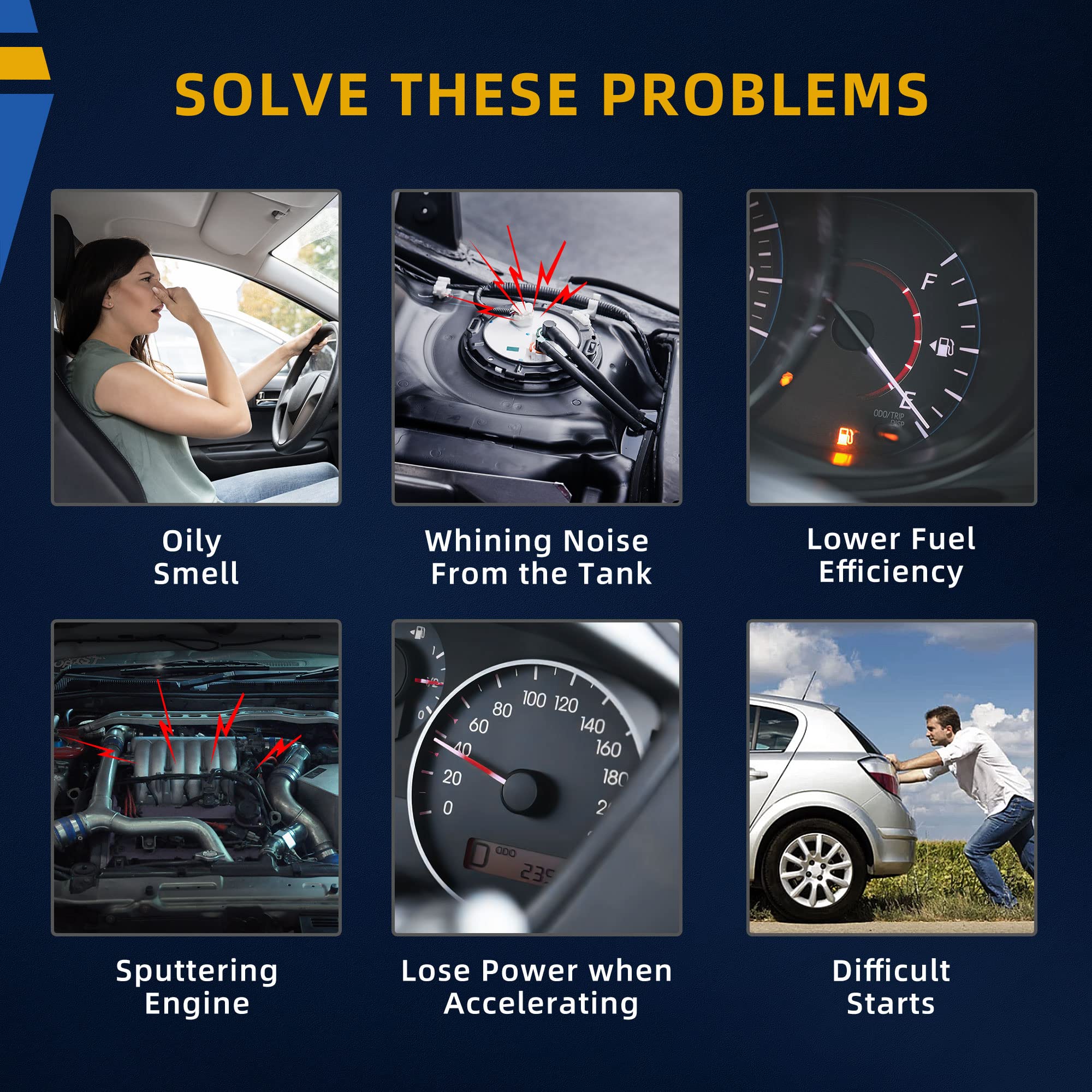 Dwvo Fuel Pump Compatible With 2011 2012 2013 2014 2015 2016 Chevrolet Silverado Gmc Sierra 2500 Hd 3500 Hd V8 6.0L