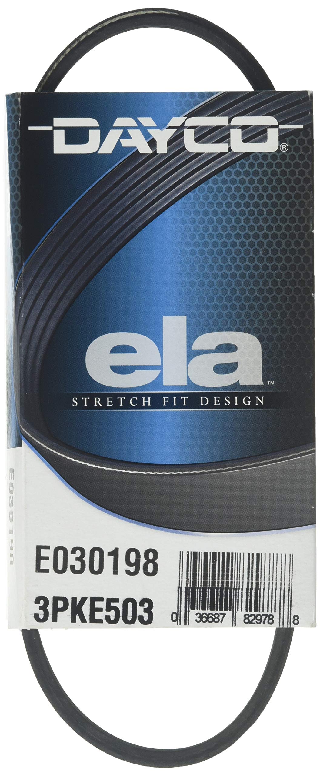 Dayco E030198 Serpentine Belt (Poly Rib Ela)
