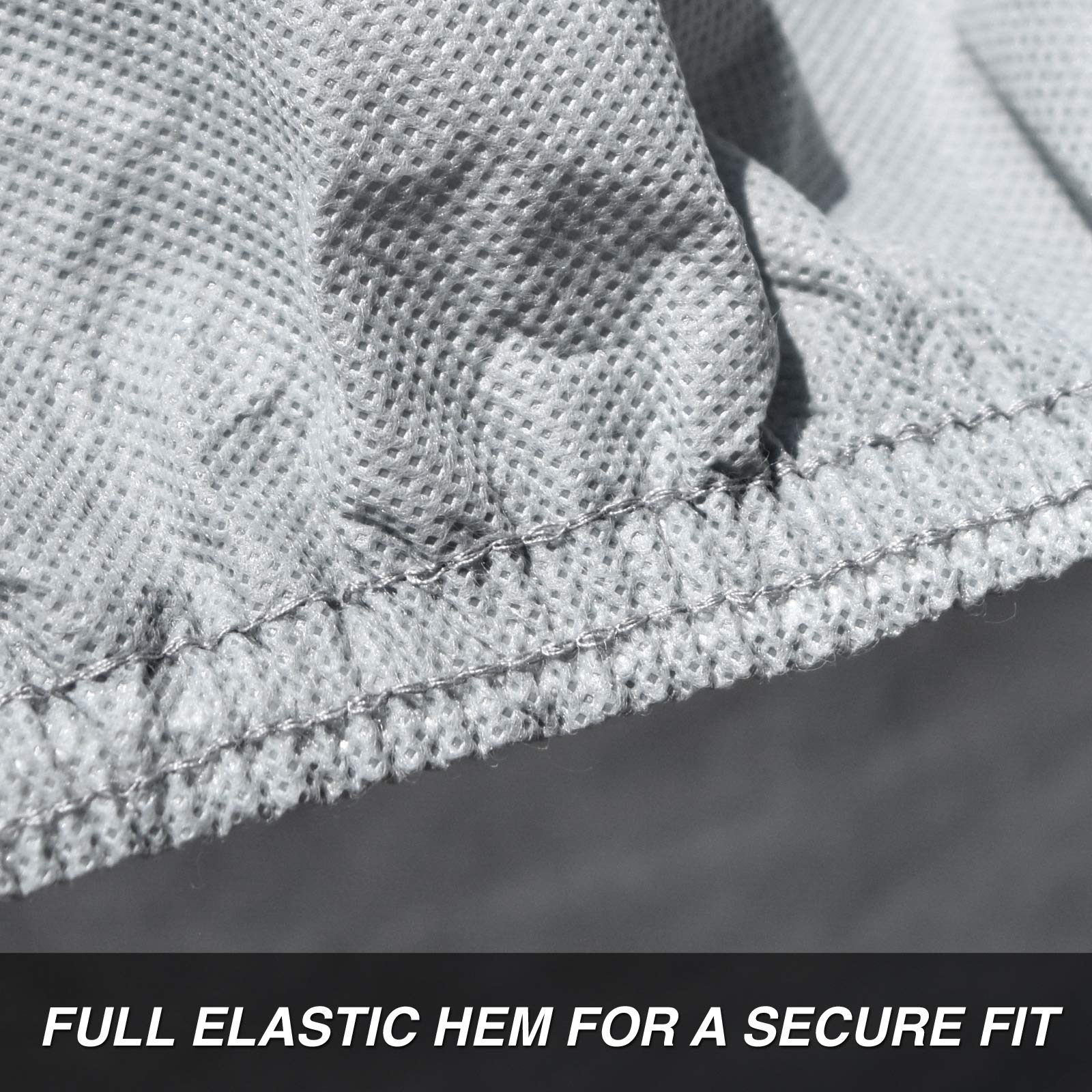 Budge Lite Car Cover Dirtproof, Scratch Resistant, Breathable, Dustproof, Car Cover Fits Sedans Up To 170'', Gray