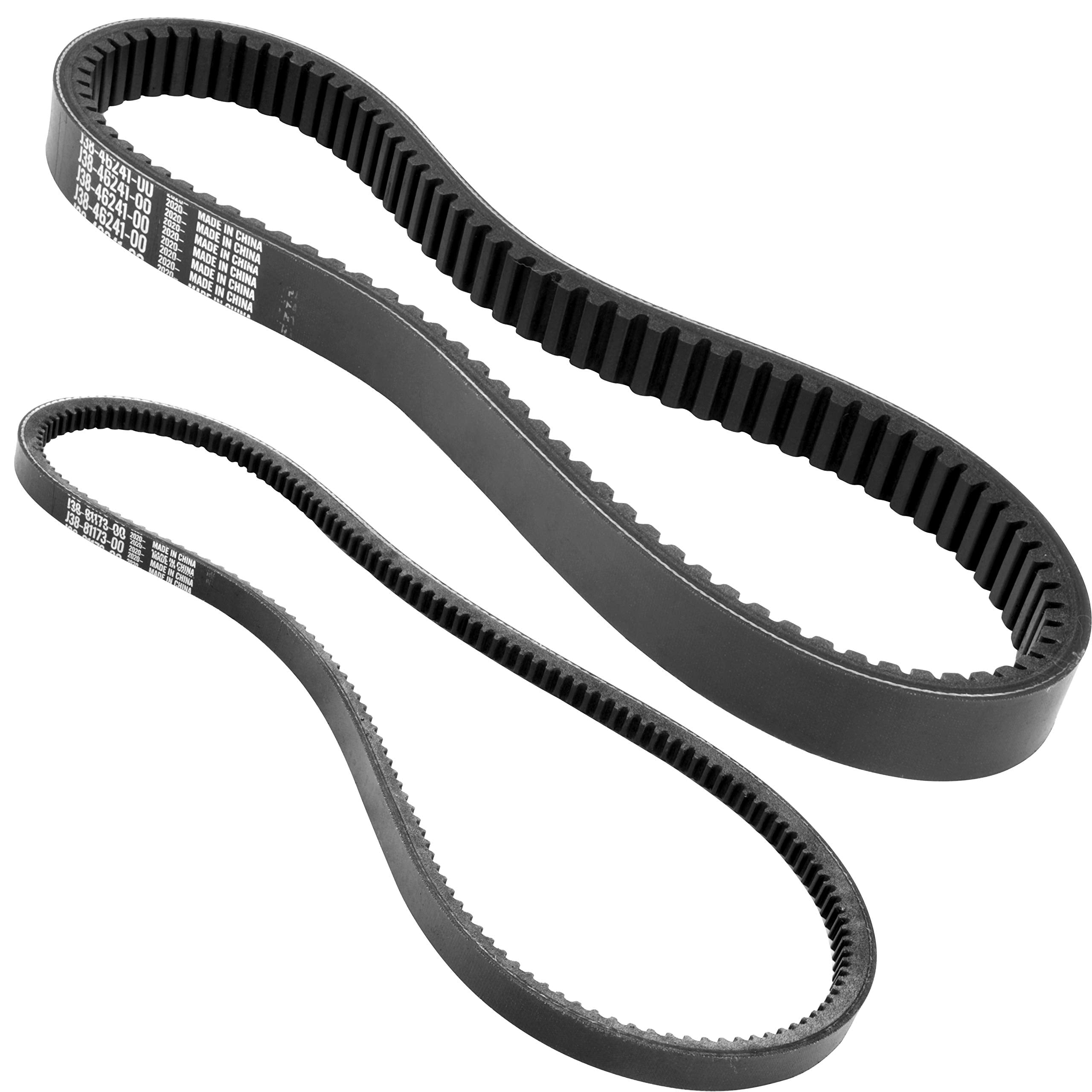 Roykaw Clutch Drive Belt & Starter Generator Belt Kits Compatible with G2 G8 G9 G11 G14 G16 G22 Drive G29-4 Cycle Gas Golf Cart 