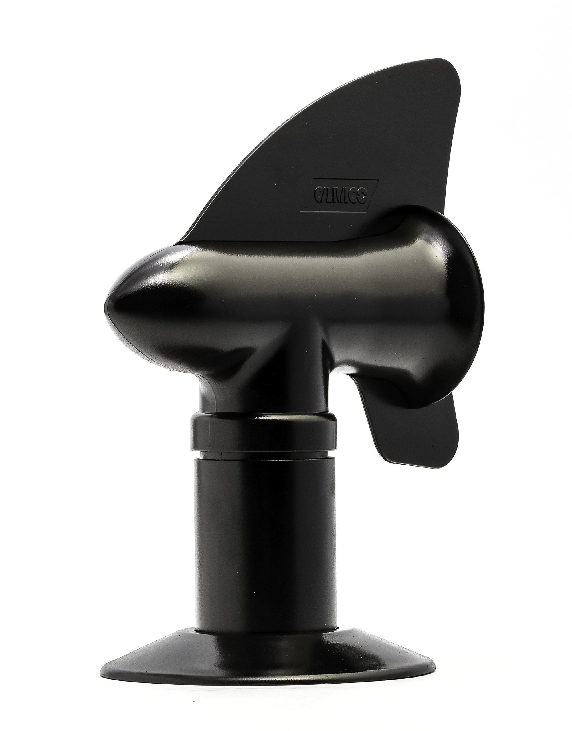 Camco Cyclone Sewer Vent Cover | Draw Holding Tank Odors out of the RV, Trailer, or Camper | Black (40597), Medium