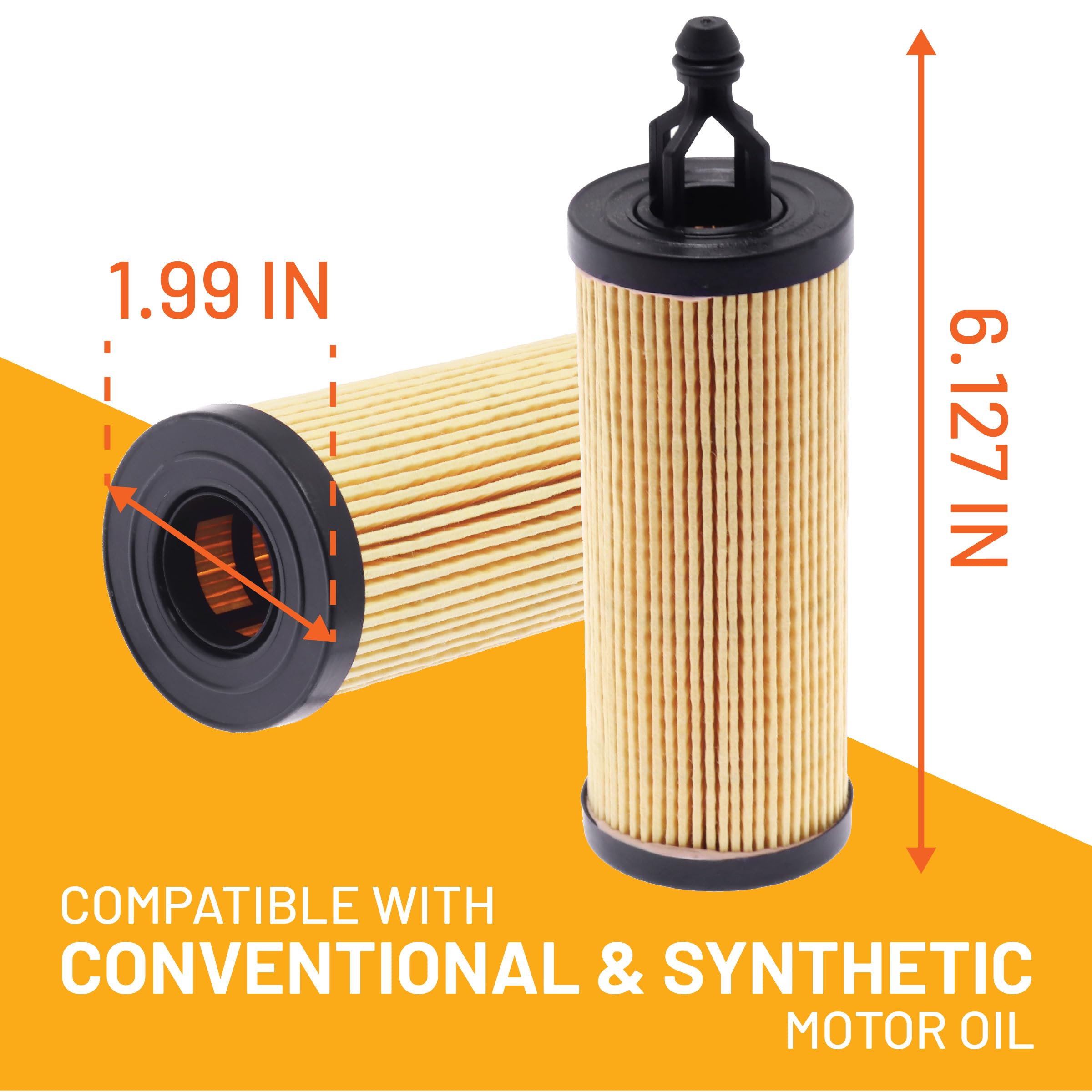 Fram Extra Guard Ch11665, 10K Mile Change Automotive Replacement Interval Cartridge Engine Oil Filter For Select Vehicle Models