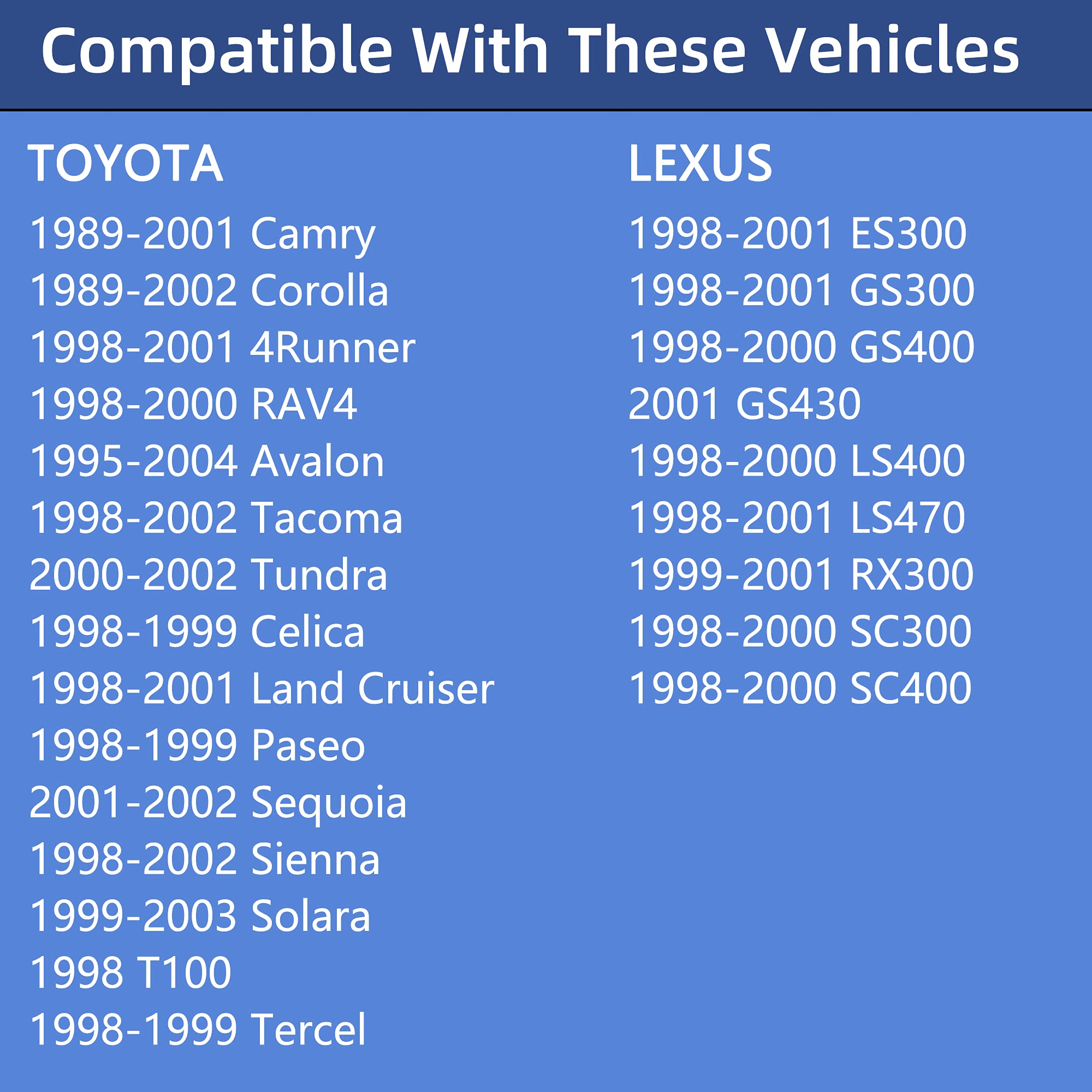 Gas Cap, Fuel Cap For 1989-2004 Toyota Camry,Corolla,4Runner,RAV4,Avalon,Tacoma,Tundra,Land Cruiser,Celica,Paseo,Sequoia,Sienna,